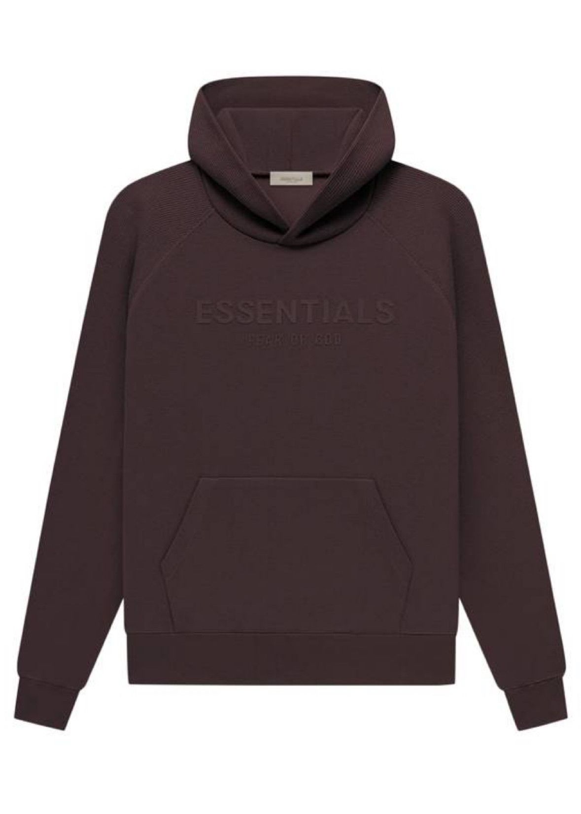 Essentials × Fear of God NEW *ESSENTIALS* FEAR OF GOD WAFFLE RAGLAN HOODIE PLUM SS23 Size US S / EU 44-46 / 1 - 1 Thumbnail