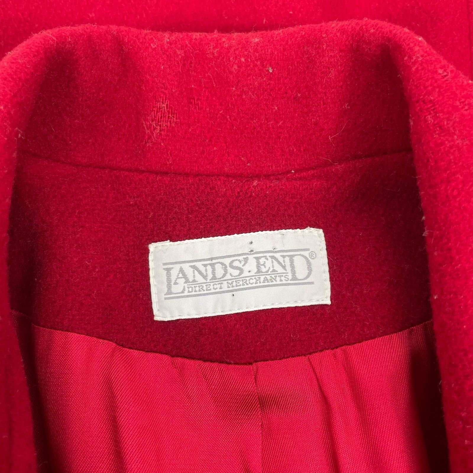 Lands' End Lands' End Wool Cashmere Blend Blazer Red SIze 10 Size L / US 10 / IT 46 - 9 Thumbnail
