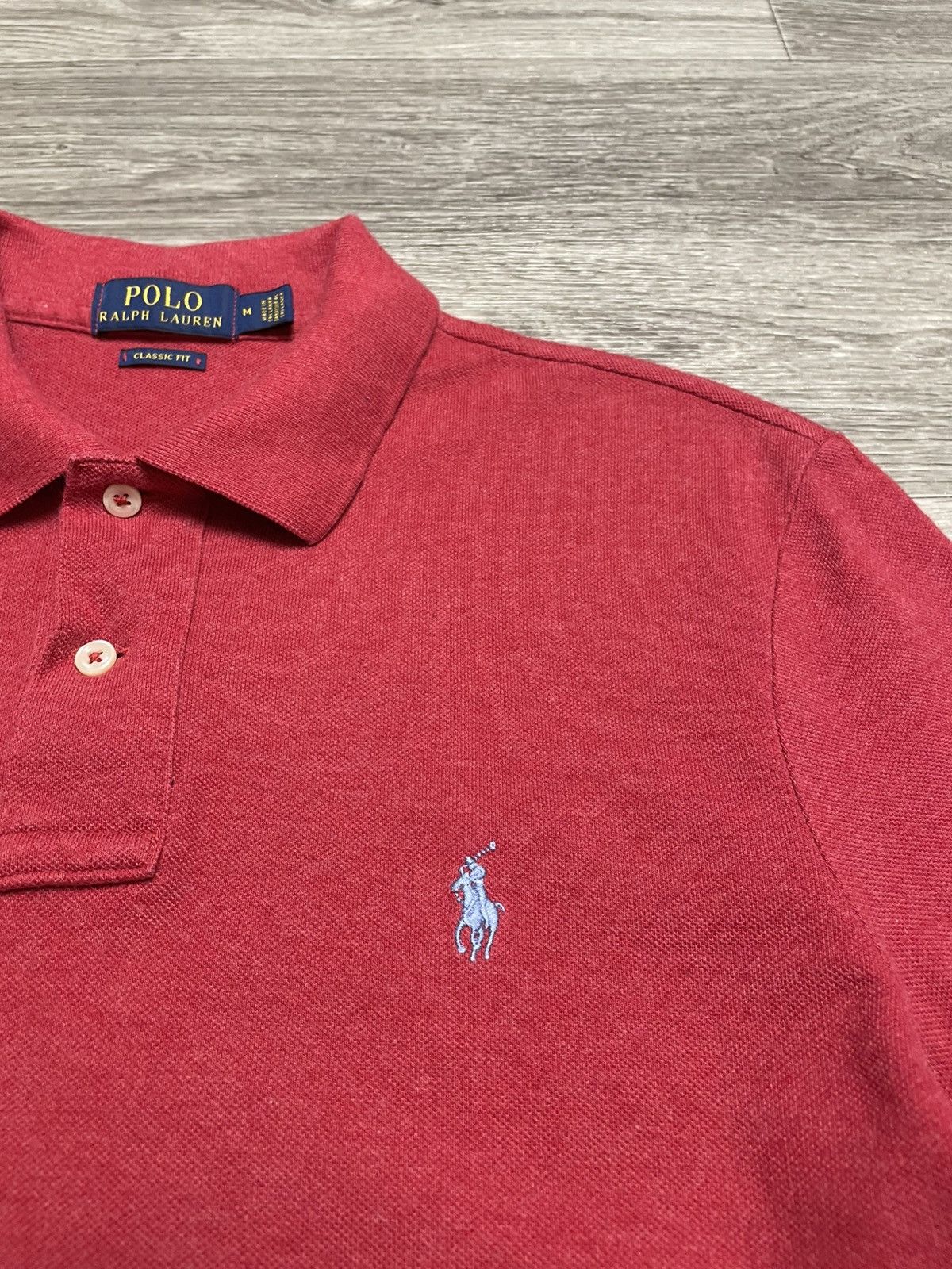 Polo Ralph Lauren Vintage Polo Ralph Lauren Basic Red Polo Shirt Old Money Size US M / EU 48-50 / 2 - 6 Thumbnail