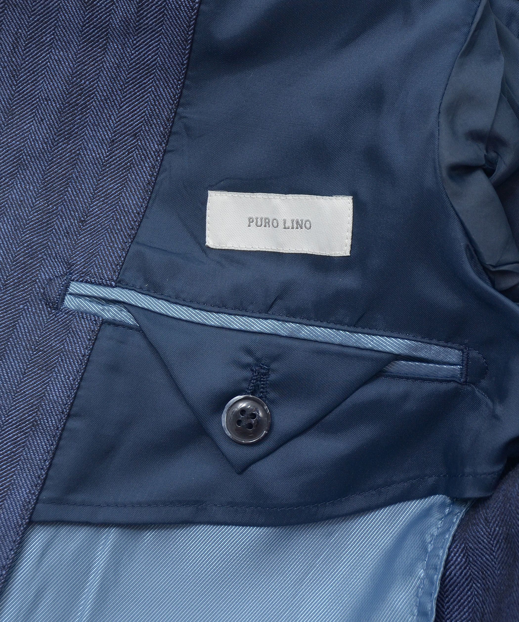 Mossimo Massimo Lonigro Napoli 100% Puro Lino Sport Coat Blazer Size 48R - 13 Thumbnail
