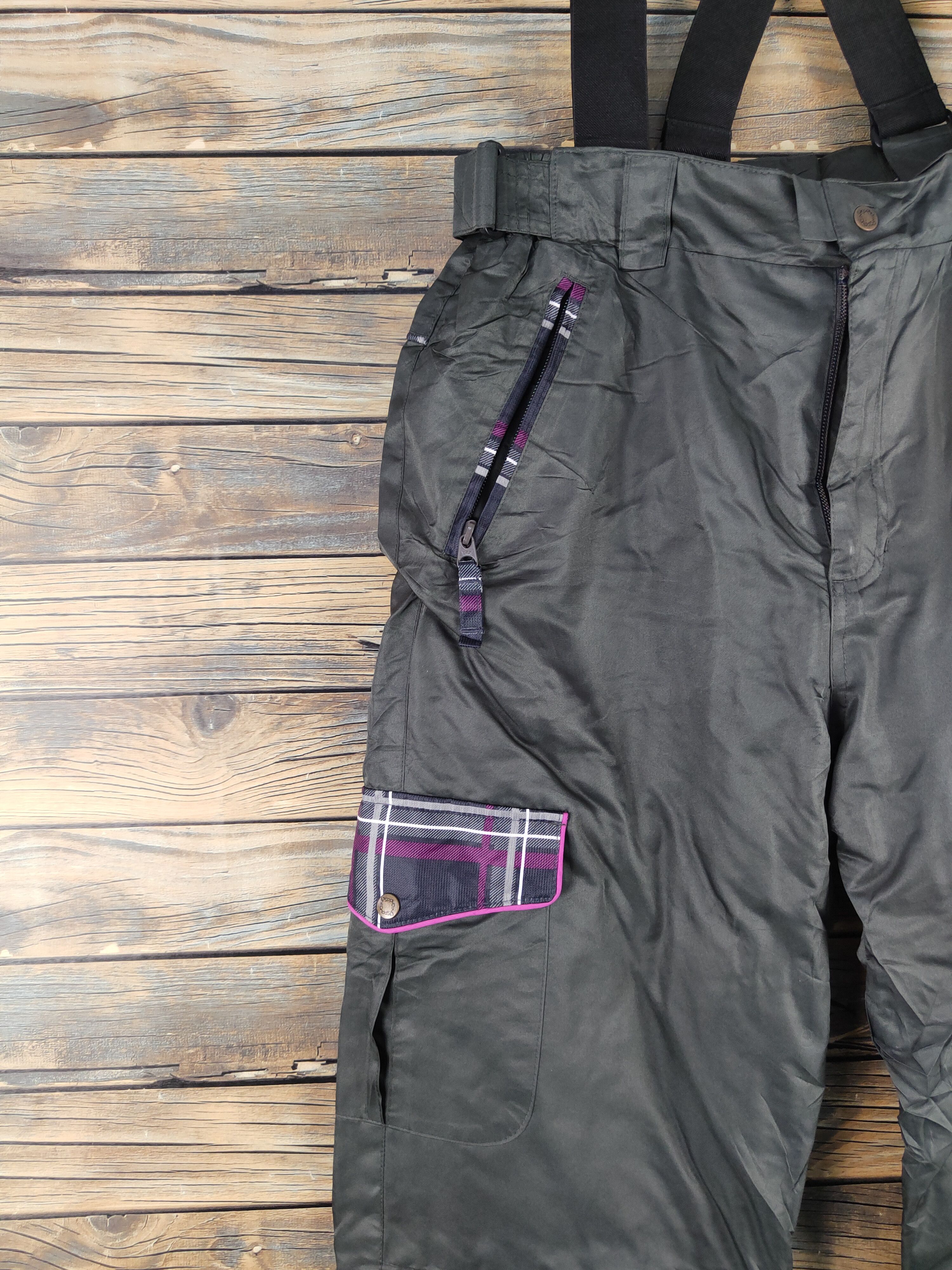 Spalding Spalding Olive Overall Snow Pants Ski Jumpsuits Size US 30 / EU 46 - 7 Thumbnail