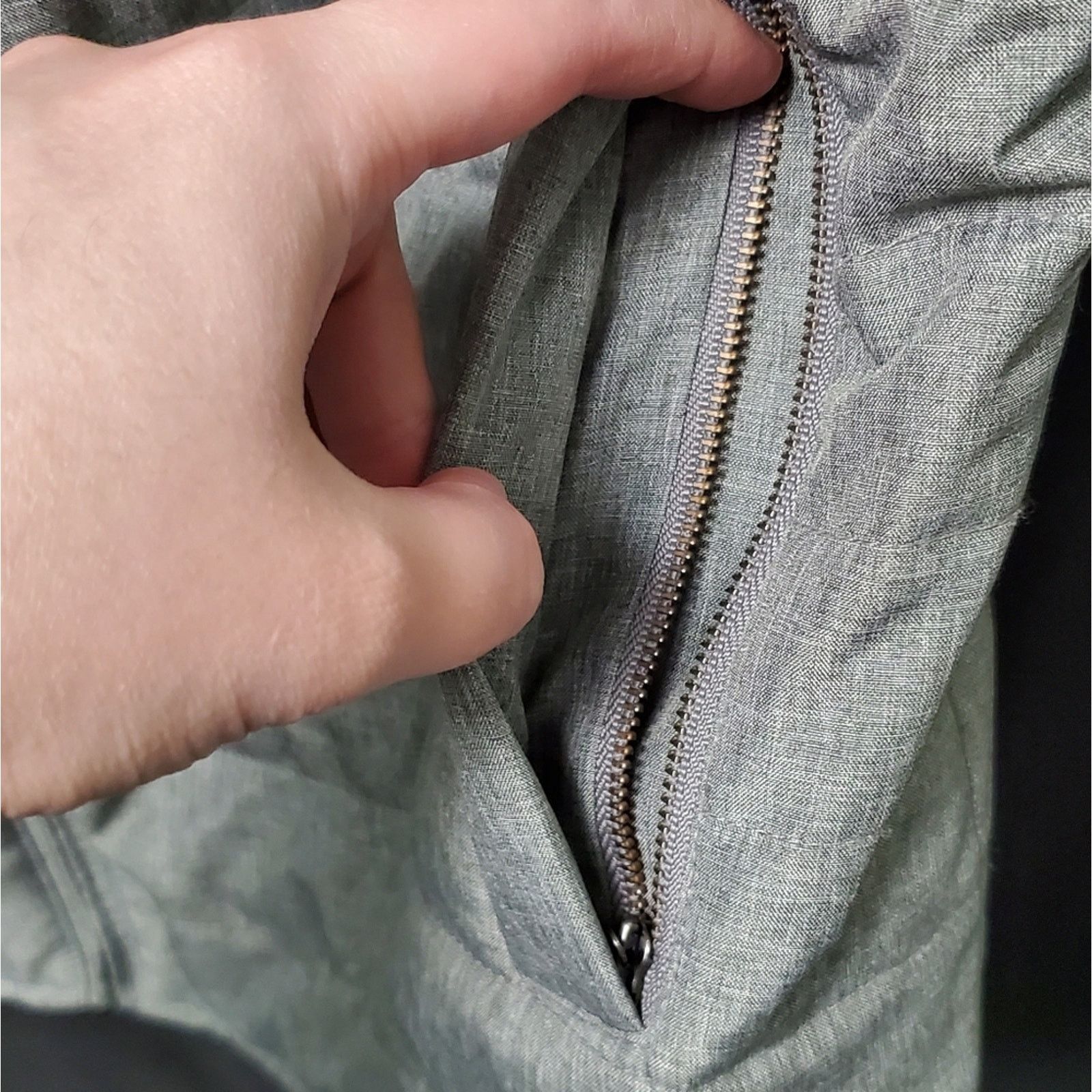 Nordstrom Nordstrom Signature Men's Grey Vapor Heather Zip-Up Vest Size US M / EU 48-50 / 2 - 5 Thumbnail