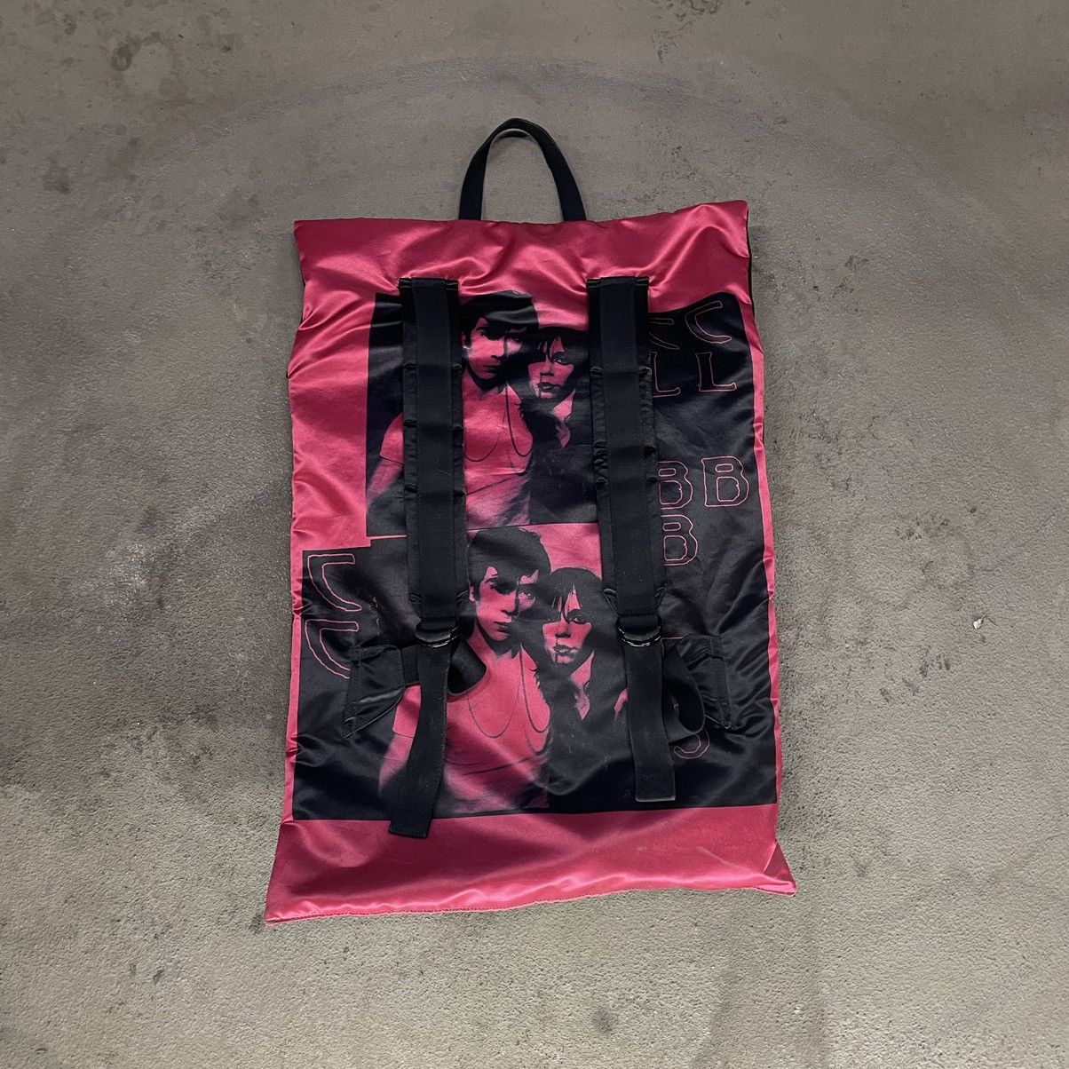 image of Eastpak x Raf Simons Poster Backpack in Pink, Men's