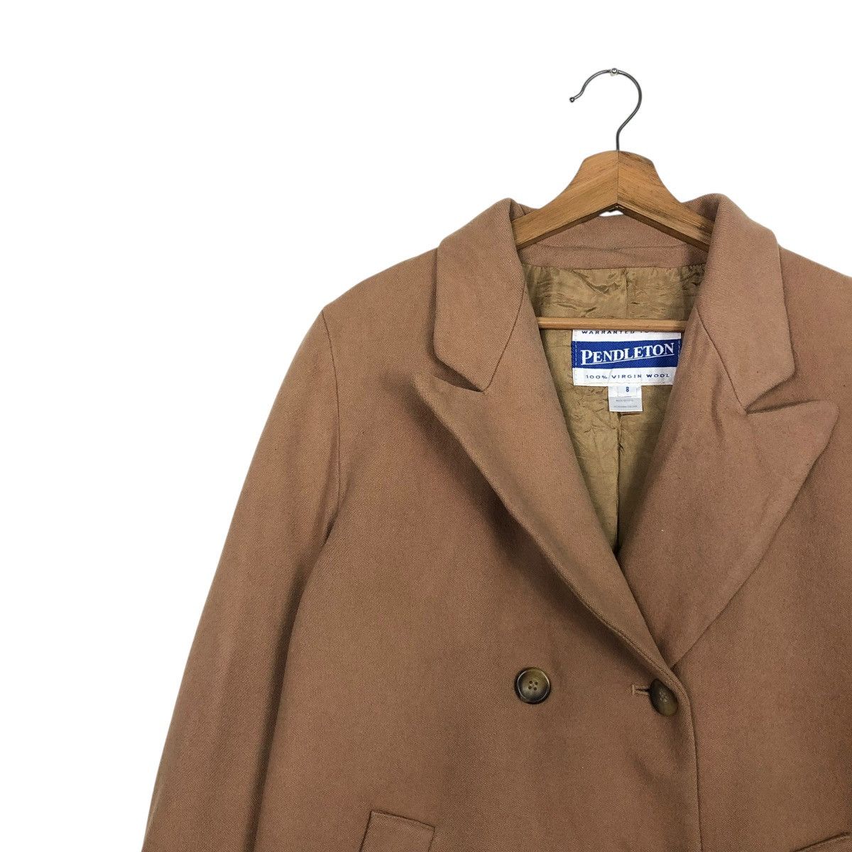 Pendleton 🔥VINTAGE LONG JACKET WOOL PENDLETON DOUBLE BREAST Size US S / EU 44-46 / 1 - 6 Thumbnail