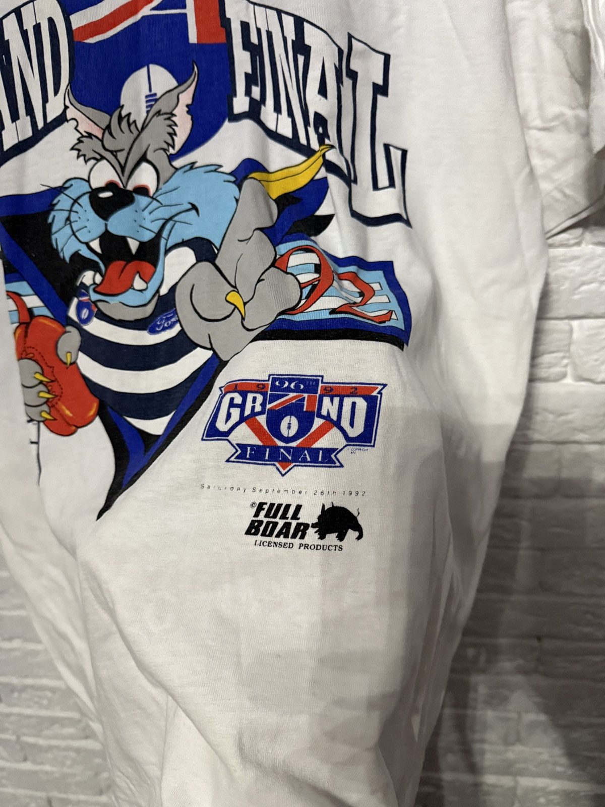 Other Vintage Full Boar Australian Football Cat Attack 1992 Sz XL Size US XL / EU 56 / 4 - 3 Thumbnail