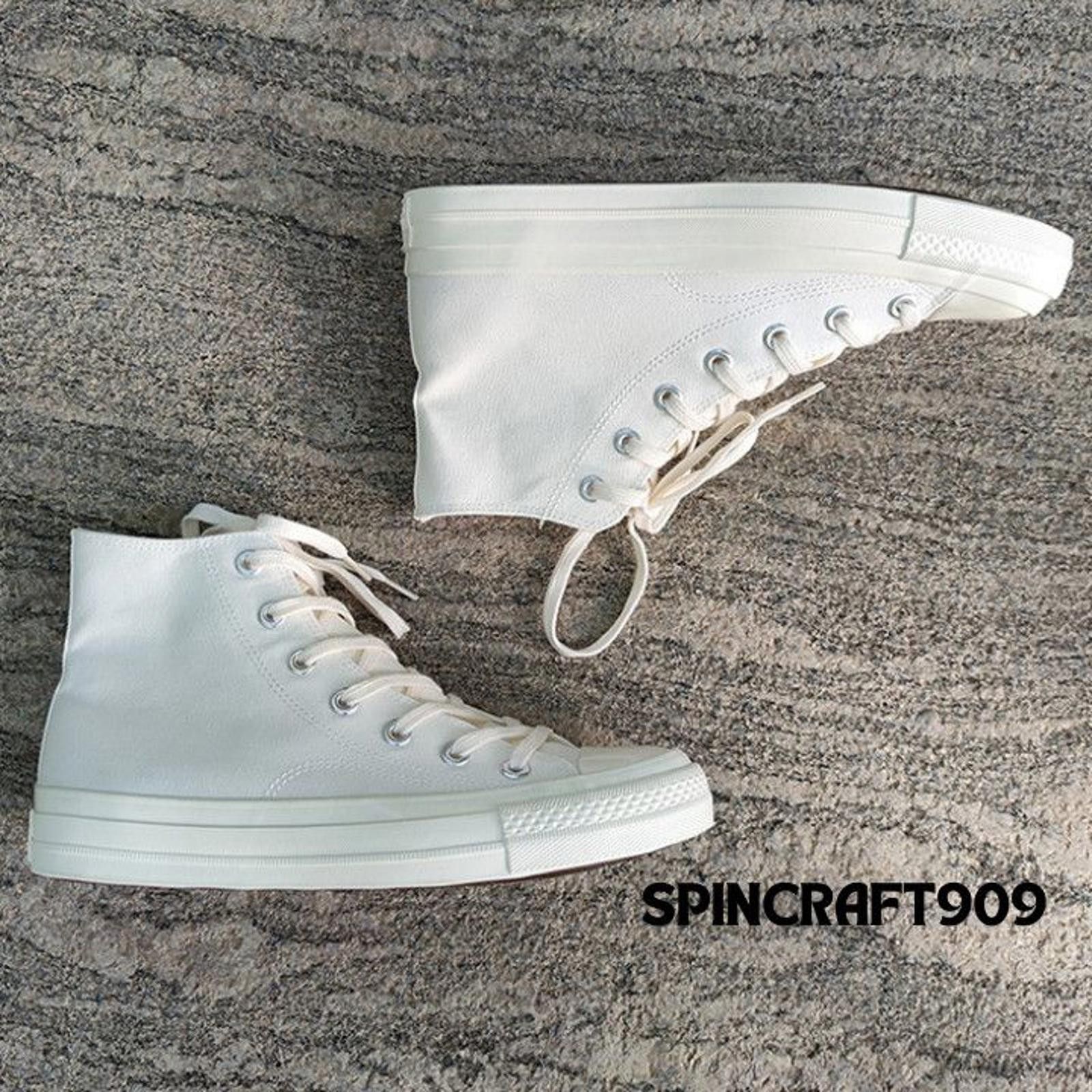 Other White Retro Casual Sneakers Size US 7.5 / IT 37.5 - 2 Thumbnail
