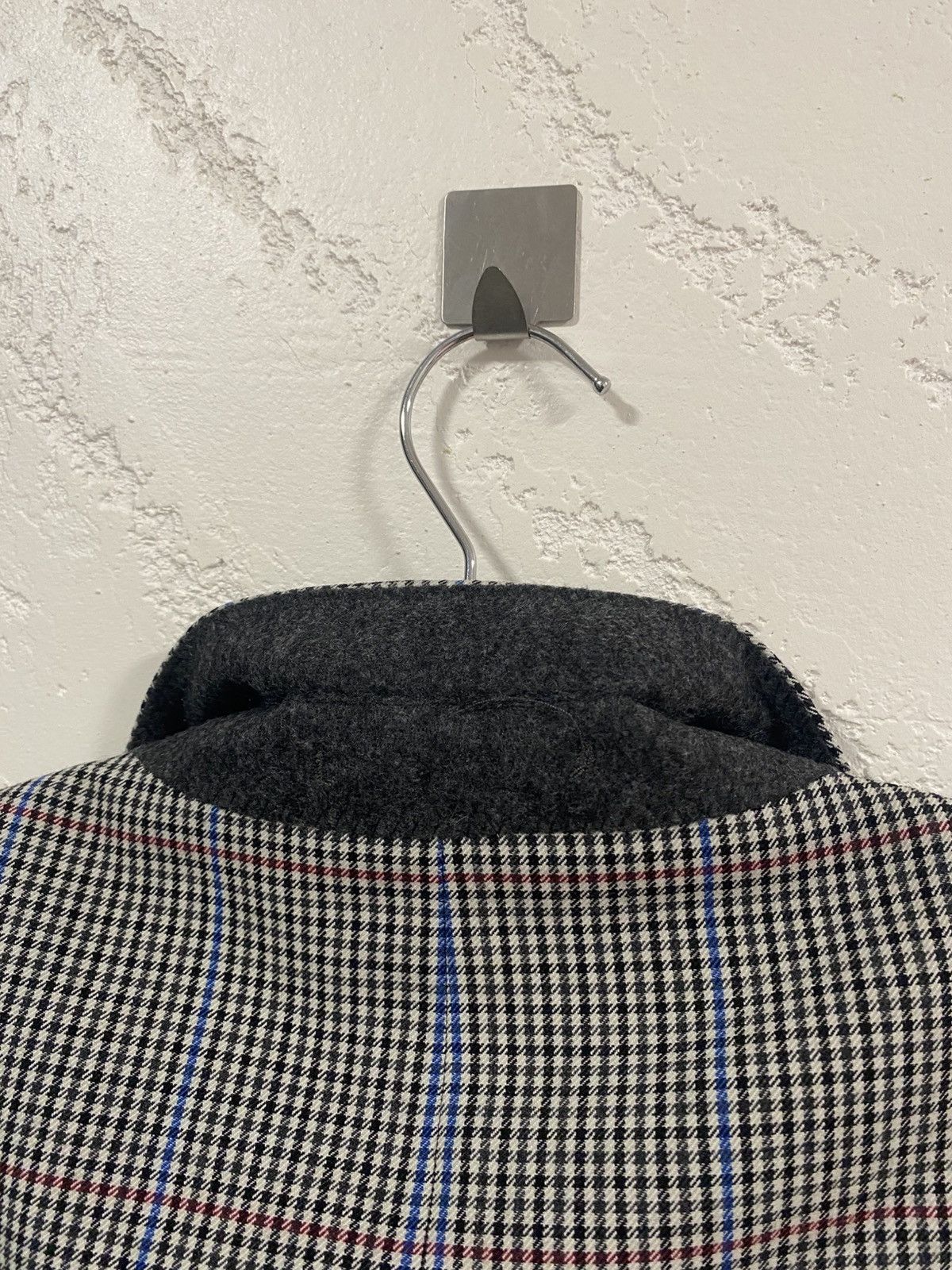 Vintage Brook Taverner Houndstooth Windowpane Blazer Size 44 Euro 56 Size 44R - 12 Thumbnail