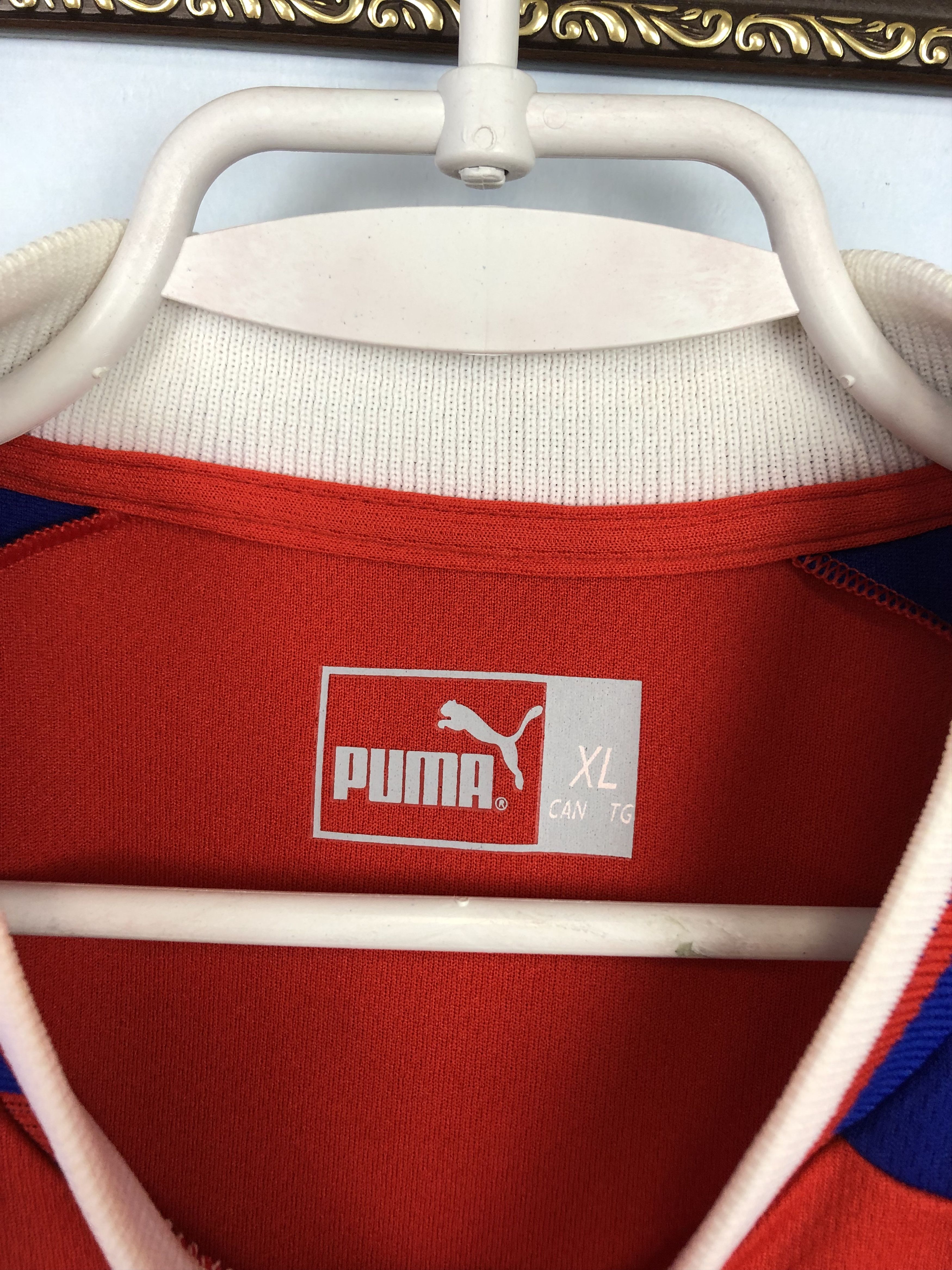 Vintage Czech Republic football shirt 2000 Soccer Puma Jersey Size US XL / EU 56 / 4 - 5 Thumbnail