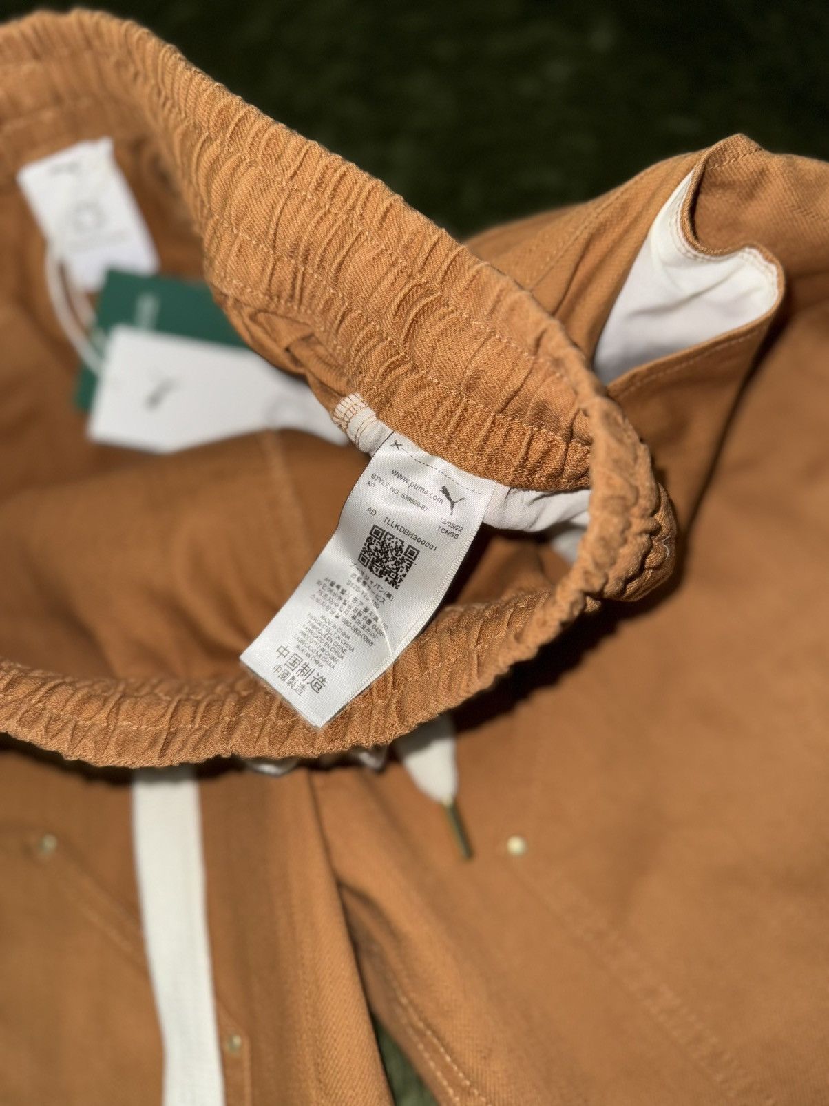Puma × Rhude [XL] Puma x Rhude Rhuigi Heavy Cotton Double Knee Pants Tan Size US 38 / EU 54 - 4 Thumbnail