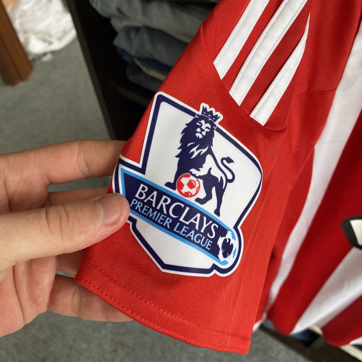 Adidas Mens Adidas Southampton 12 Shorty Player Home soccer jersey Size US S / EU 44-46 / 1 - 6 Thumbnail