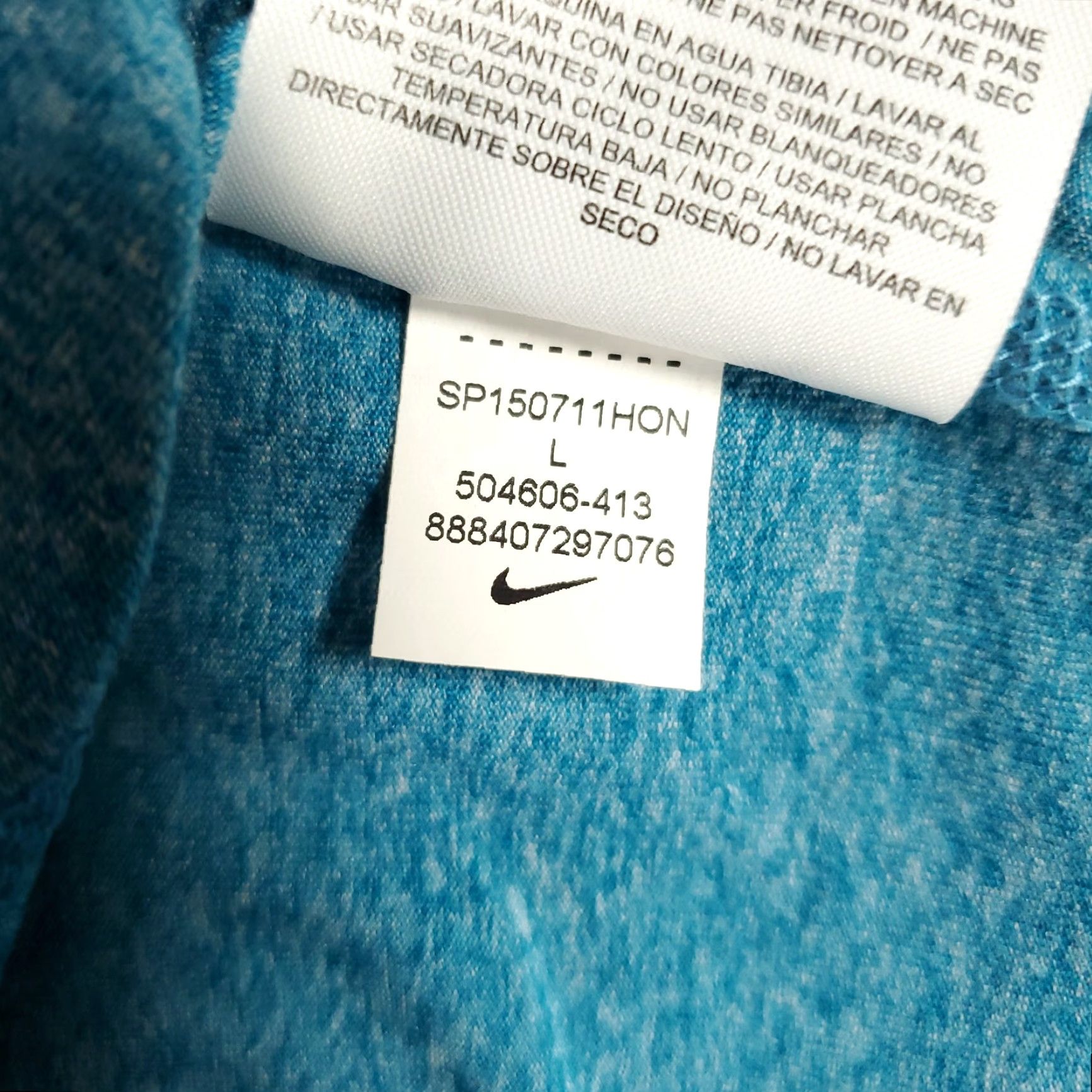 Nike Nike Dri-FIT Pullover Mens L Blue 1/4 Zip Reflective Jogging Running Jacket Size US L / EU 52-54 / 3 - 7 Thumbnail