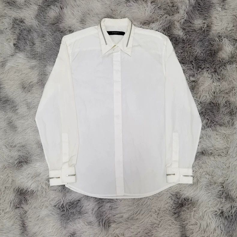 Givenchy Givenchy White long-sleeved shirt size 39 Size US L / EU 52-54 / 3 - 1 Thumbnail