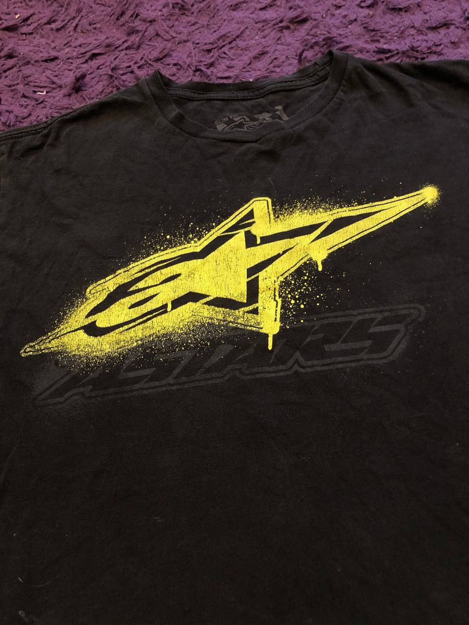 Alpinestars Vintage Streetwear T-Shirt Alpinestars black Y2K Size US M / EU 48-50 / 2 - 4 Thumbnail