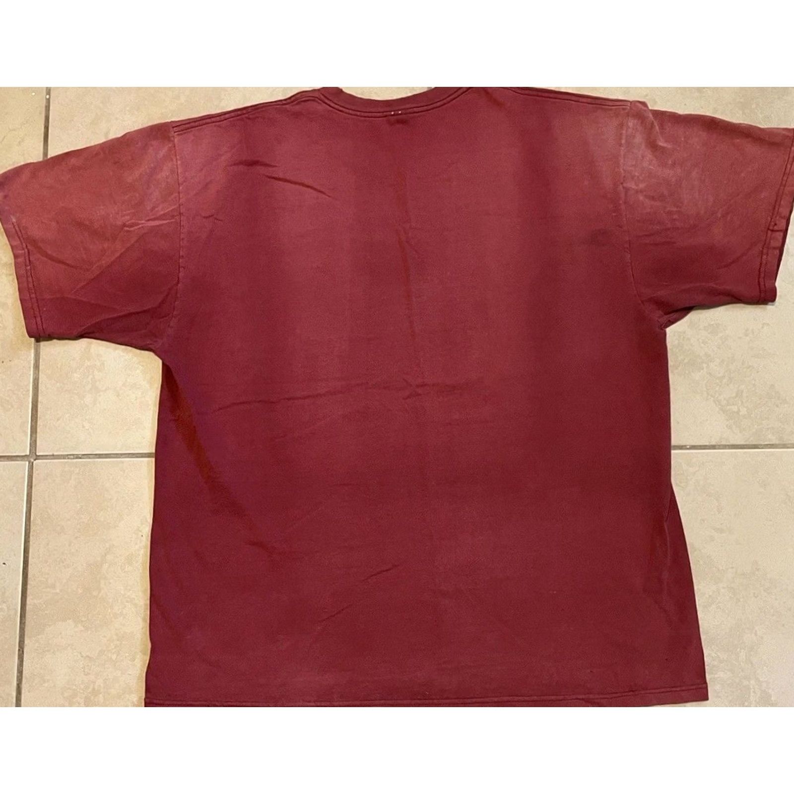 Thrasher VINTAGE Thrashed Distressed Shirt XL Red 90s Biker Grunge Punk Trucker Skate Emo Jeans Men's T-Shirt XL Red 90s Distressed Printed Logo Mens Size US XL / EU 56 / 4 - 2 Thumbnail