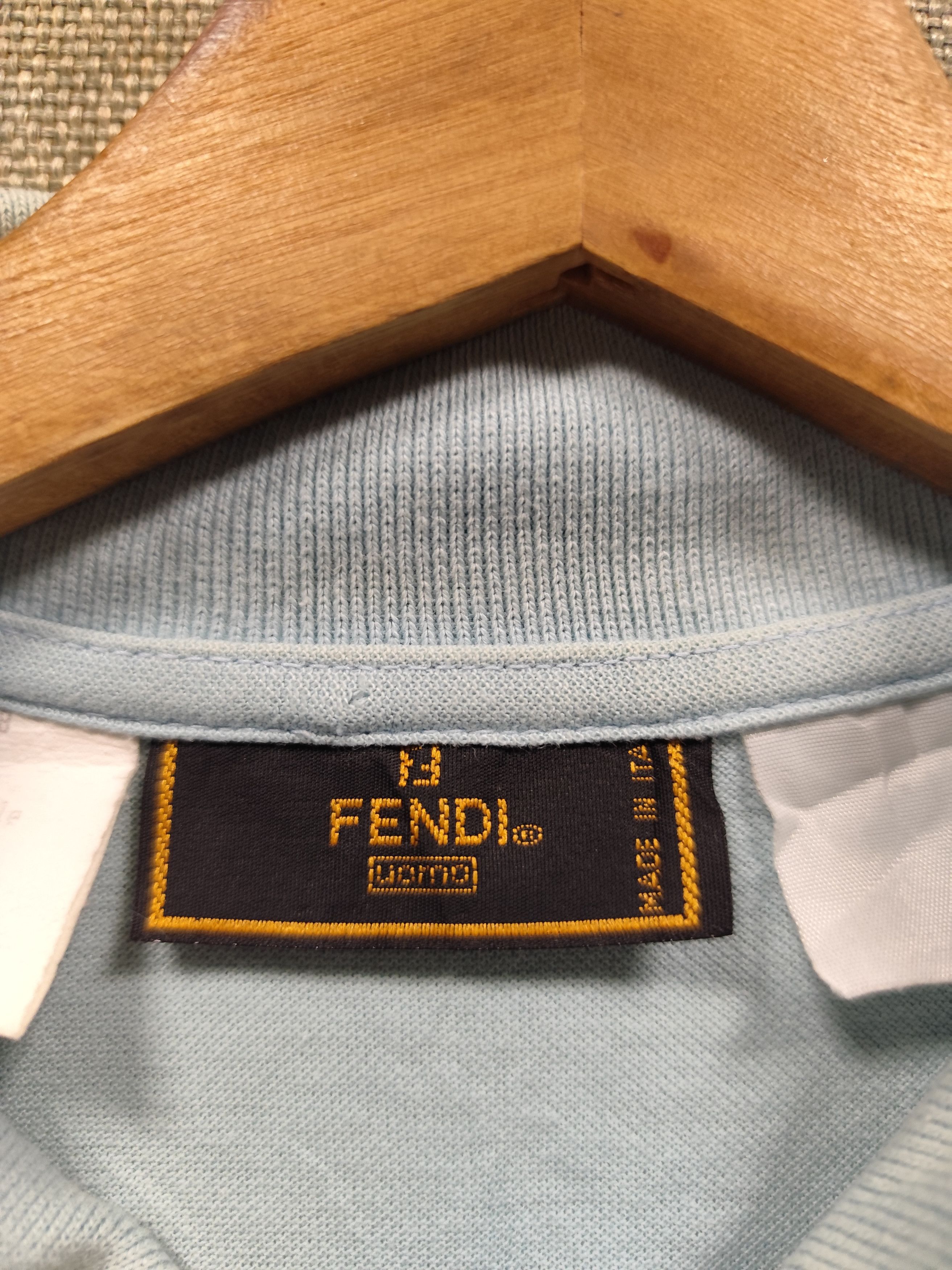 Fendi Vintage fendi polo shirt Size US L / EU 52-54 / 3 - 4 Thumbnail
