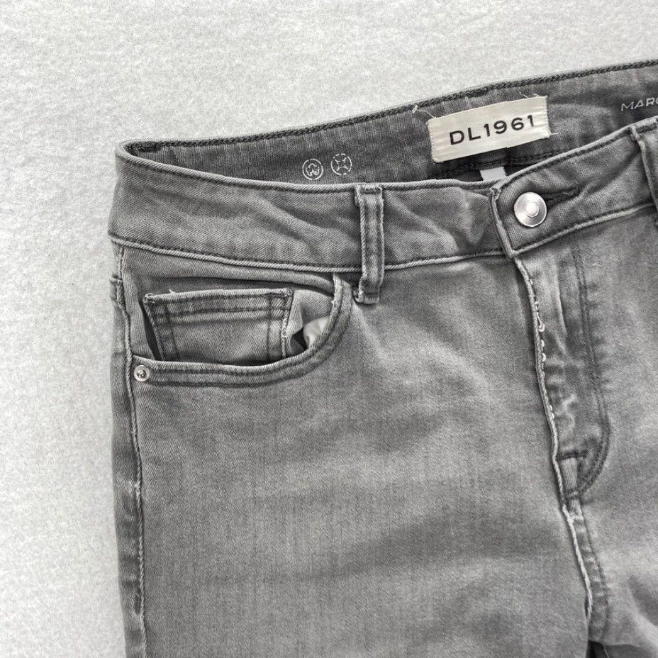 DL1961 DL1961 Marguax Jeans Women's 28 Gray Denim Instasculpt Skinny Ankle Mid Rise Size 28" / US 6 / IT 42 - 3 Thumbnail