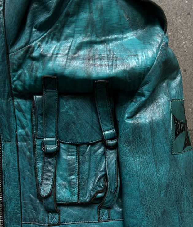 Other Diamond Dogs Heavily Waxed Patchwork Leather Jacket Size US S / EU 44-46 / 1 - 9 Thumbnail