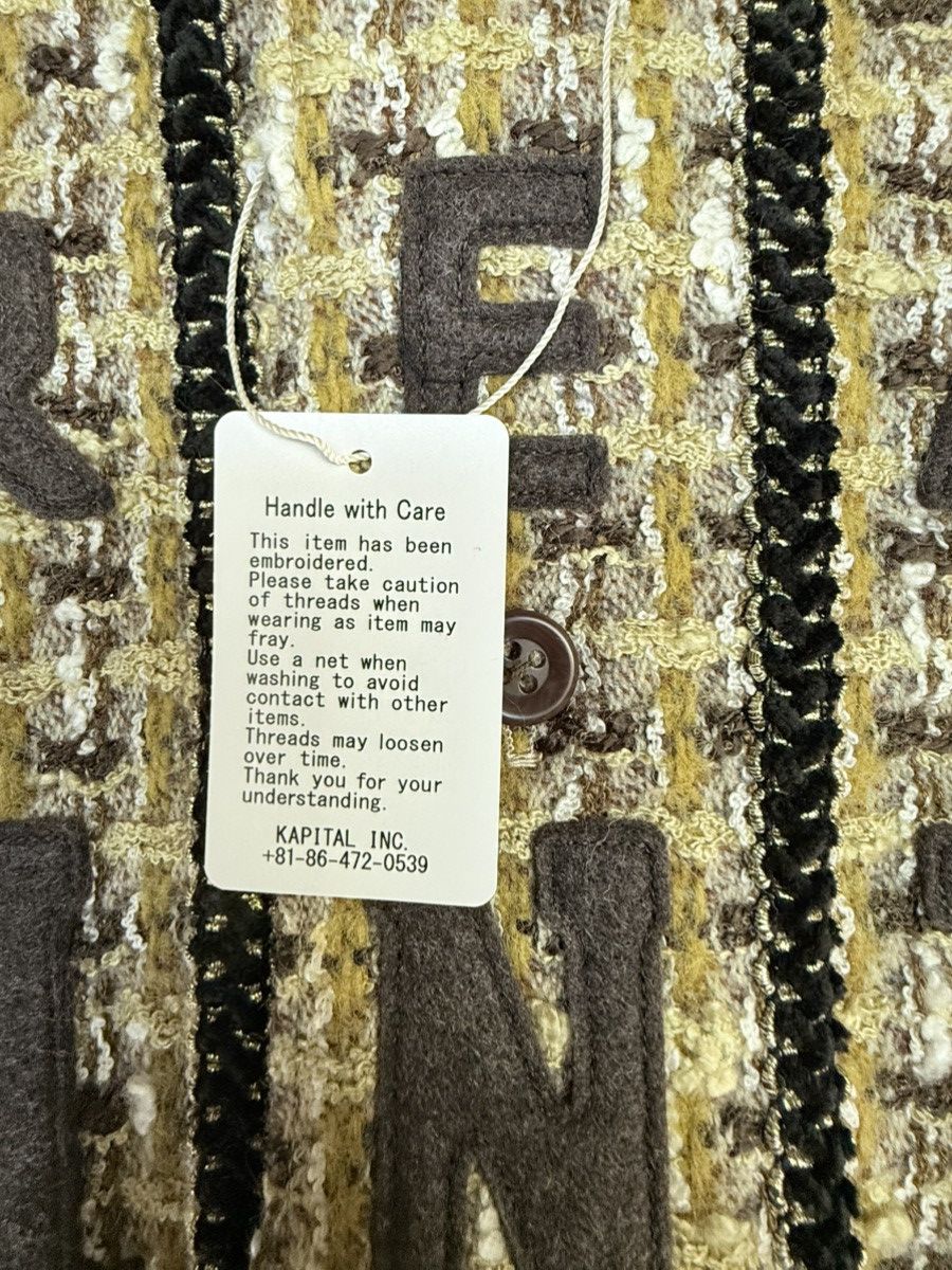 Kapital Kountry Great Kountry Appliquéd Embroidered Tweed Shirt Size US L / EU 52-54 / 3 - 6 Thumbnail