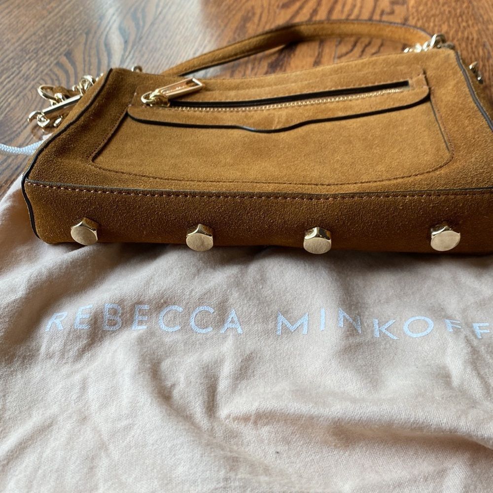 Rebecca Minkoff Rebecca Minkoff Women’s Crossbody Bag Suede Leather Metal C Size ONE SIZE - 4 Thumbnail