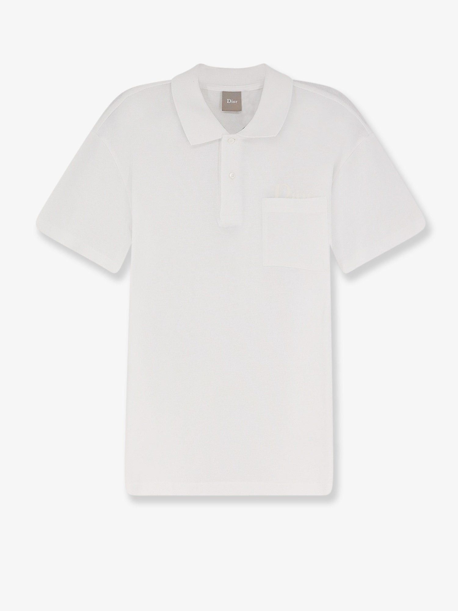 Dior Cotton Polo Shirt With Embroidered Logo Size US S / EU 44-46 / 1 - 1 Thumbnail