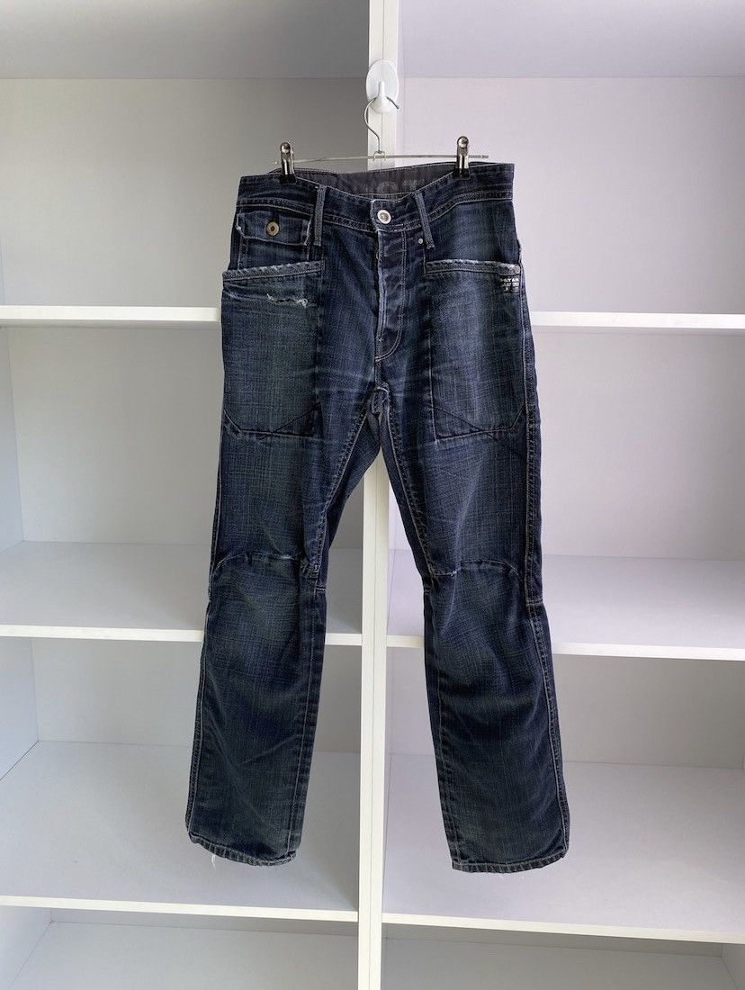 G-Star × Vintage G- Star Raw NAVY JACK LOOSE TAPERED DESERT EMBRO Jeans Size US 30 / EU 46 - 5 Thumbnail