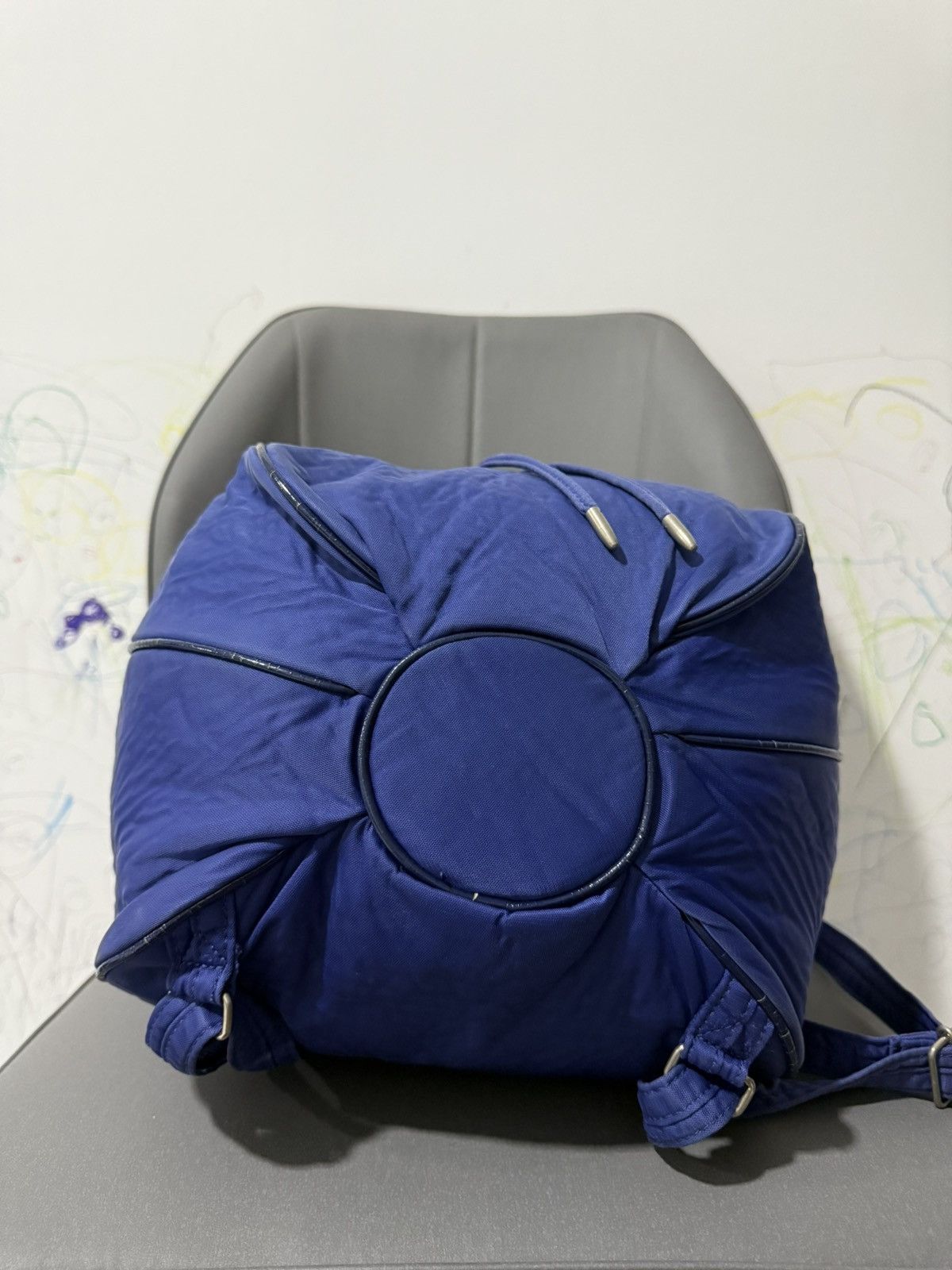 Issey Miyake × Japanese Brand × Vintage RARE Vintage Issey Miyake Japanese Brand Blue Large Backpack Size ONE SIZE - 6 Thumbnail