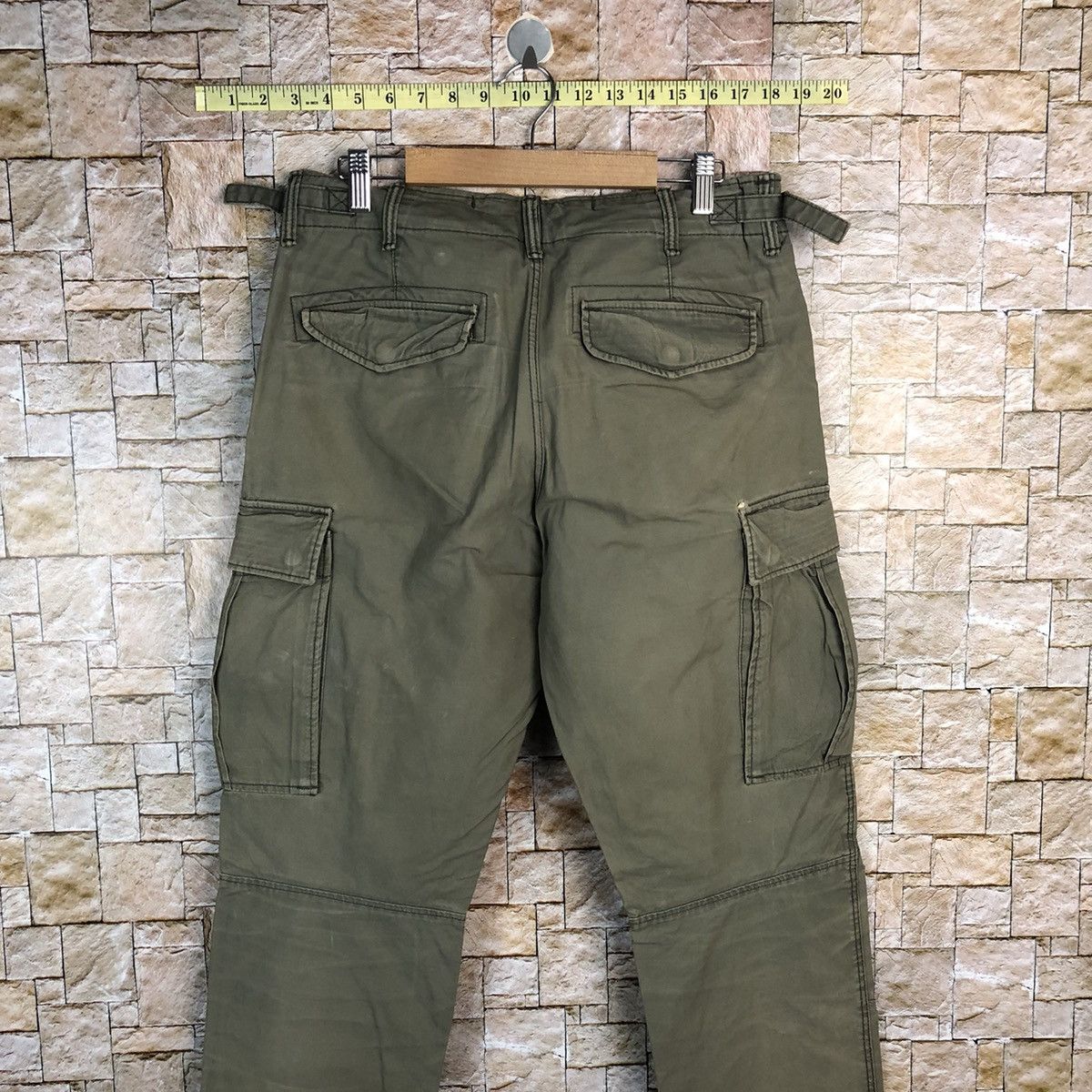 Japanese Brand H&M Green Cargo Multipocket Pants #A601 Size US 29 - 17 Thumbnail