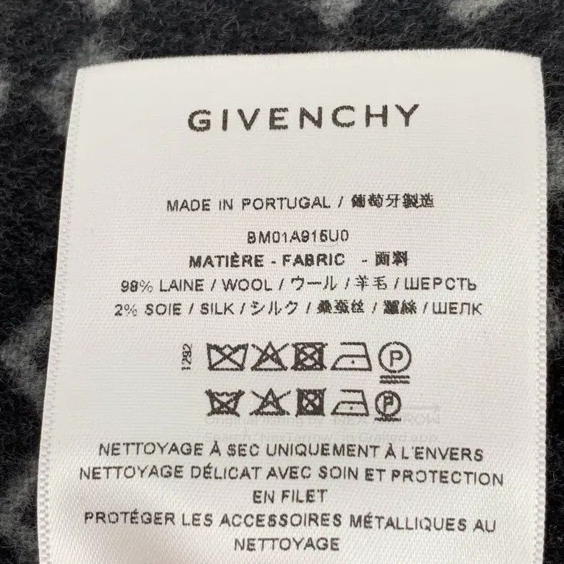 Givenchy Givenchy Black Logo Gold Label Wool Hooded Long Sleeve Ove Size US S / EU 44-46 / 1 - 9 Thumbnail