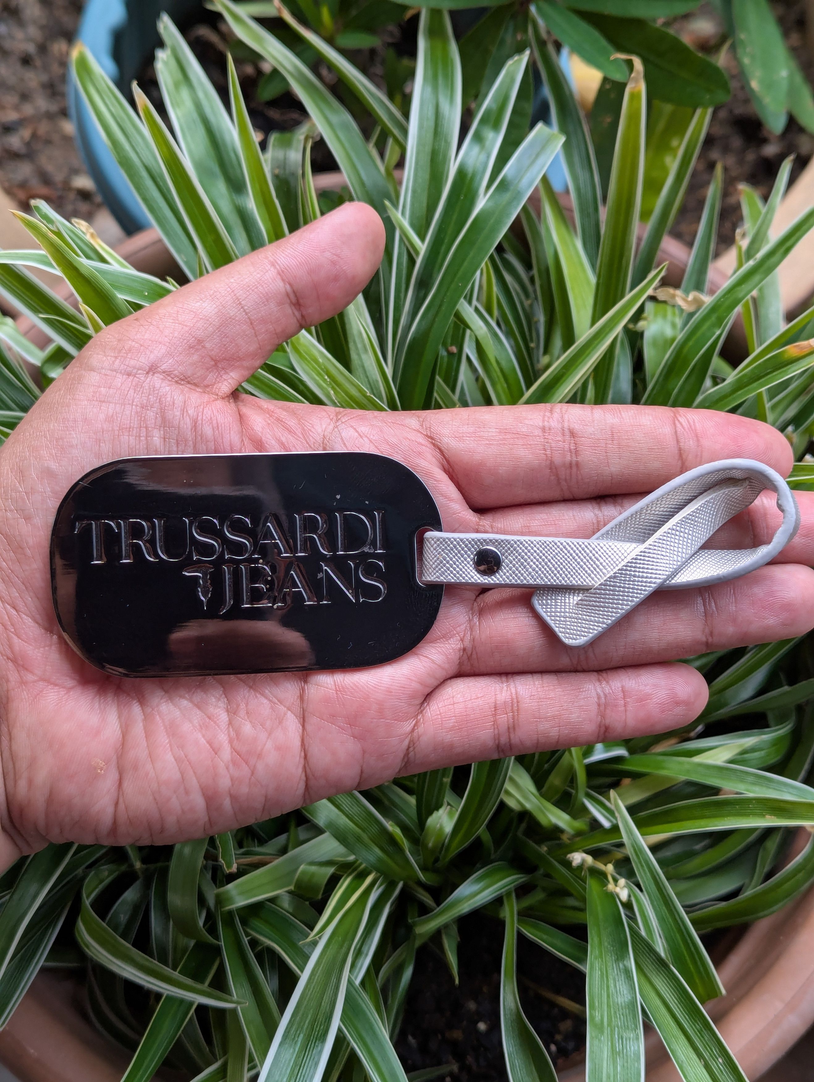 Trussardi Trussardi Jeans Bag Charm Keychain Size ONE SIZE - 1 Thumbnail