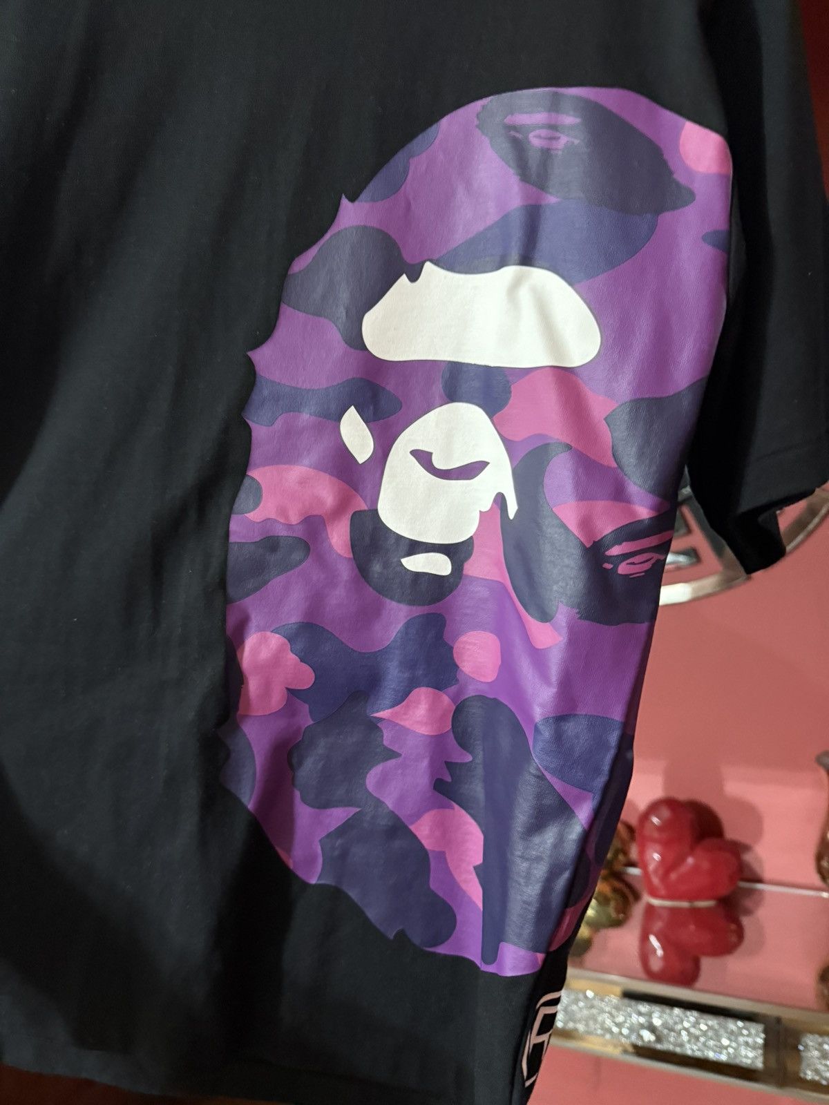 Bape Bape Side Big Ape Head Tee Shirt Size Small Size US S / EU 44-46 / 1 - 2 Thumbnail