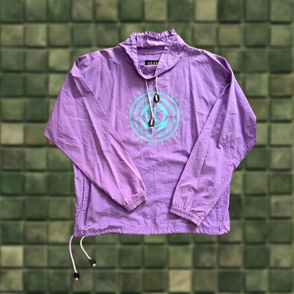 Vintage VINTAGE Mackinac Island Purple Wind Breaker Jacket Unisex Medium-XL 80s 90s GEAR FOR SPORTS Windbreaker Jacket Womens Mens Size M / US 6-8 / IT 42-44 - 1 Thumbnail