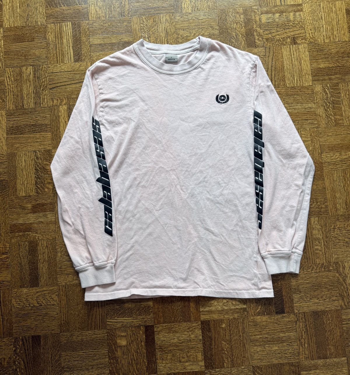 Yeezy Yeezy Calabasas Long Sleeve Overdyed Graphic Tee Size US S / EU 44-46 / 1 - 1 Thumbnail