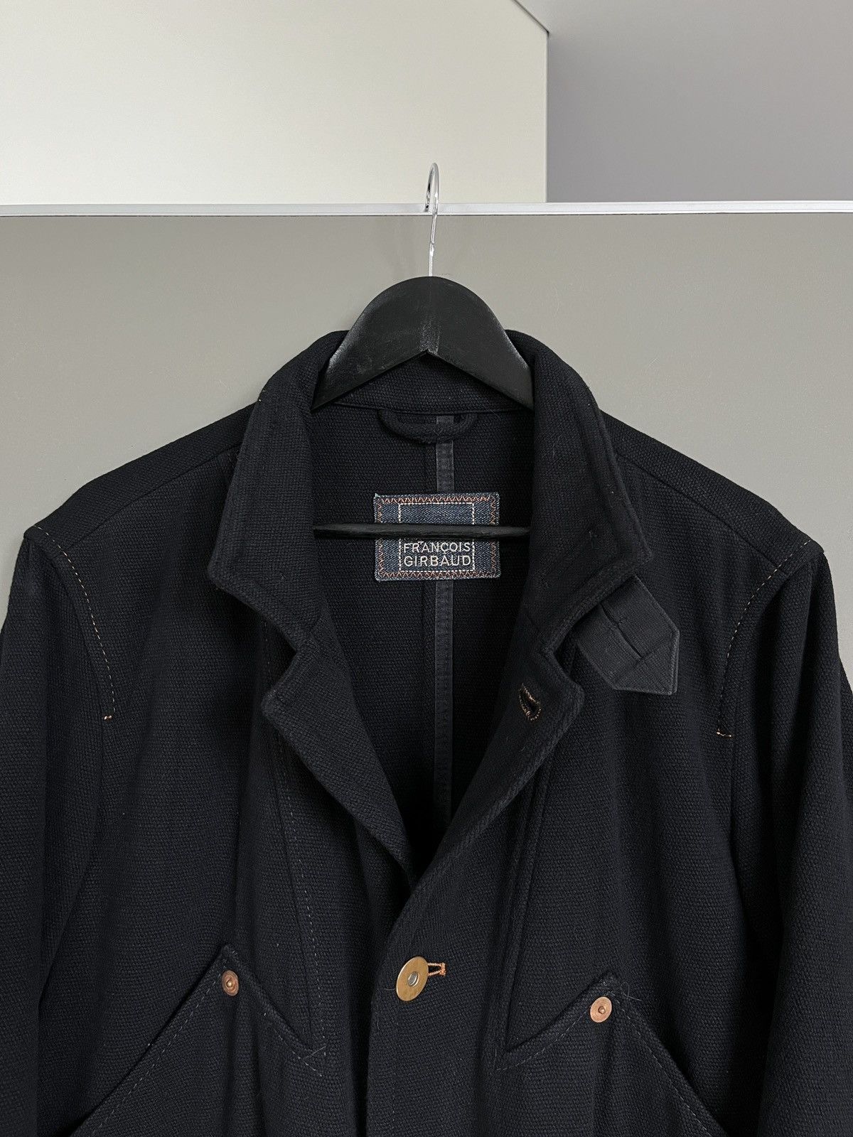 Marithe + Francois Girbaud Marithe + Francois Girbaud Military Style Wool Overcoat Size US L / EU 52-54 / 3 - 3 Thumbnail