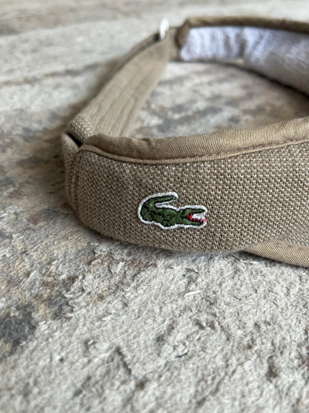 Lacoste Lacoste Visor Made in France One Size 2000s Size ONE SIZE - 3 Thumbnail