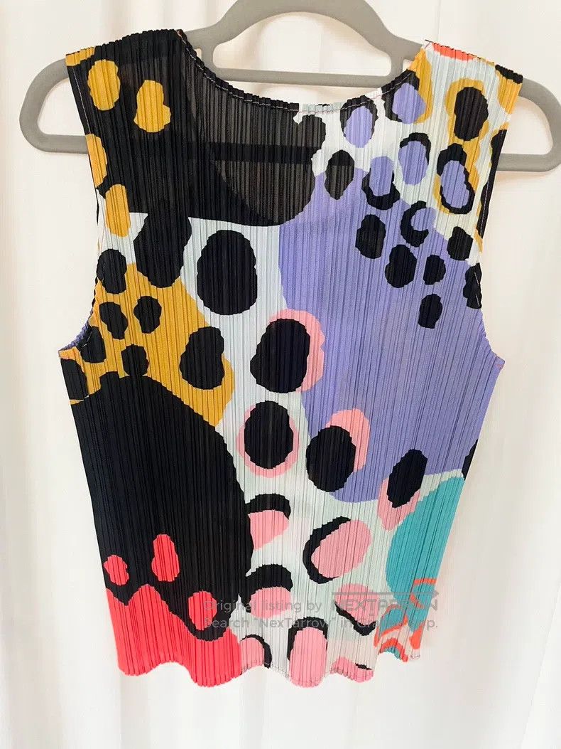 Issey Miyake Issey Miyake Ink Spot Camisole Size L / US 10 / IT 46 - 2 Thumbnail