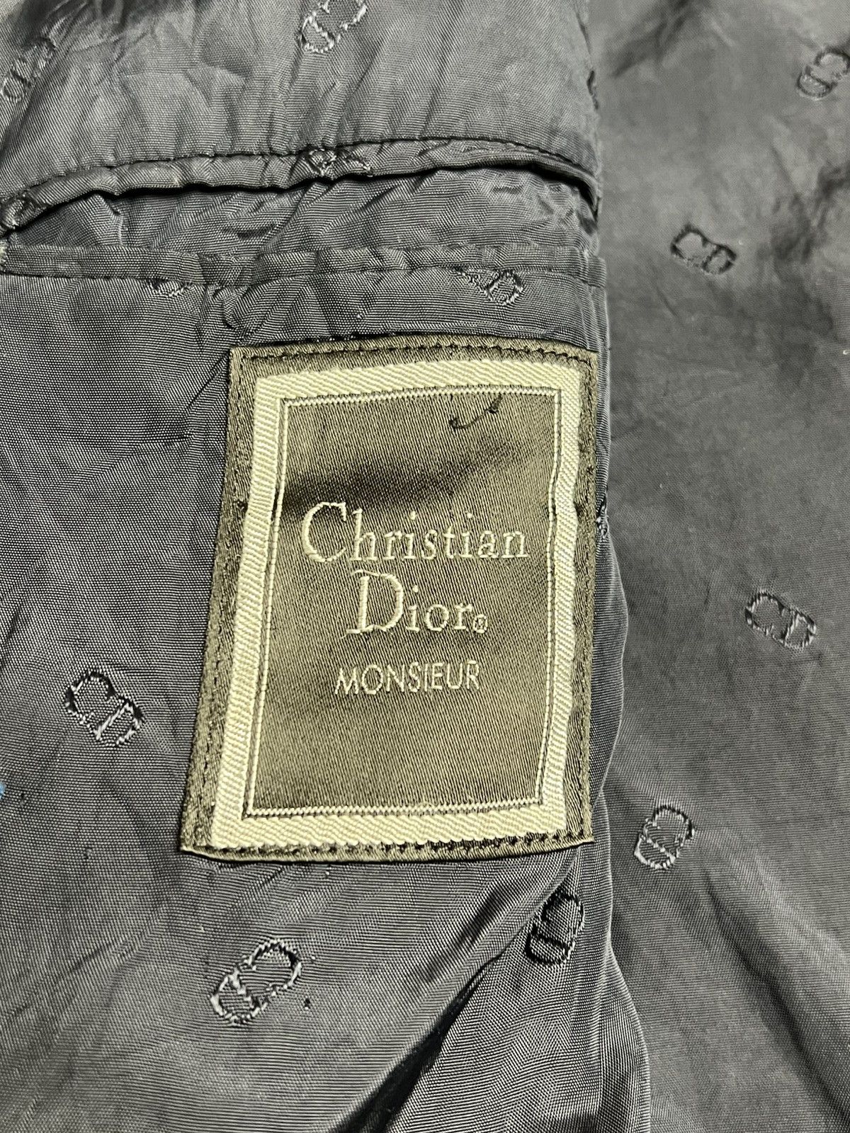 Dior Vintage Christian Dior Monsieur Double Breasted Blazer Size 52R - 17 Thumbnail
