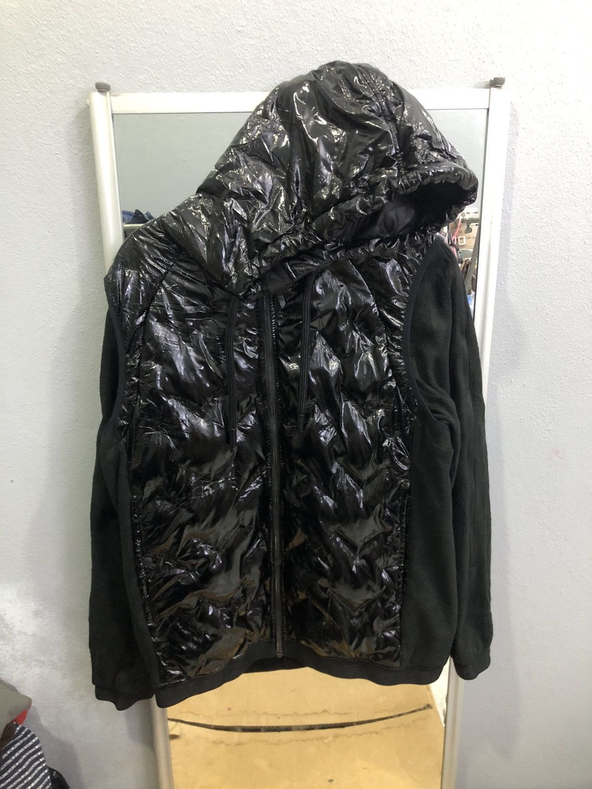 Japanese Brand Japan Field Core Gloss Puffer Vest Hybrid Jacket Size US XL / EU 56 / 4 - 1 Thumbnail