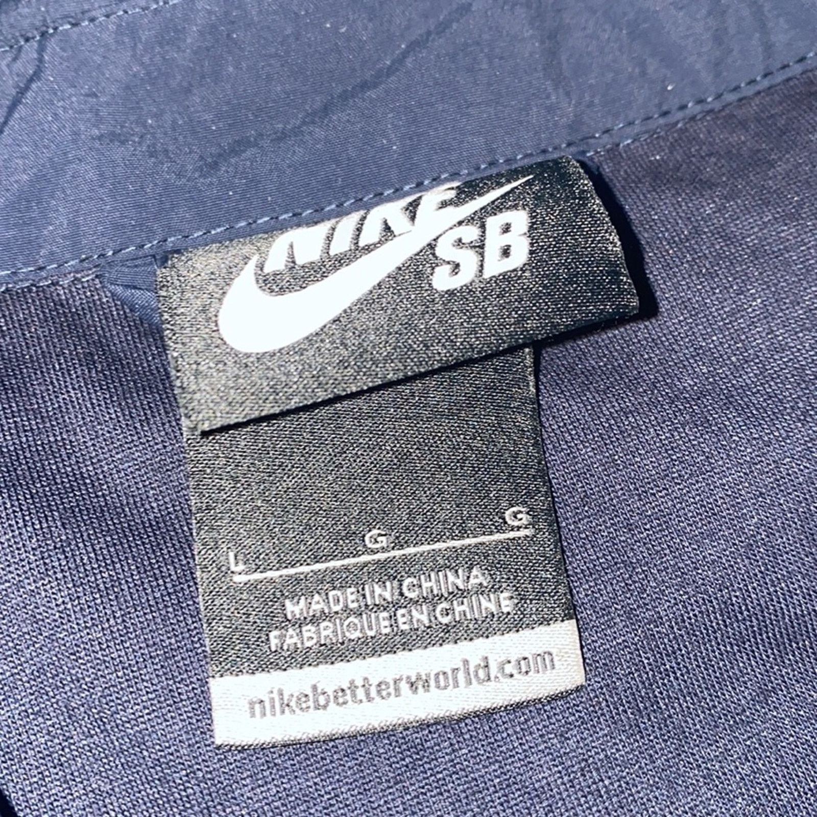Nike Y2K Nike SB zip up button up heavy on windbreaker jacket Size US L / EU 52-54 / 3 - 15 Thumbnail