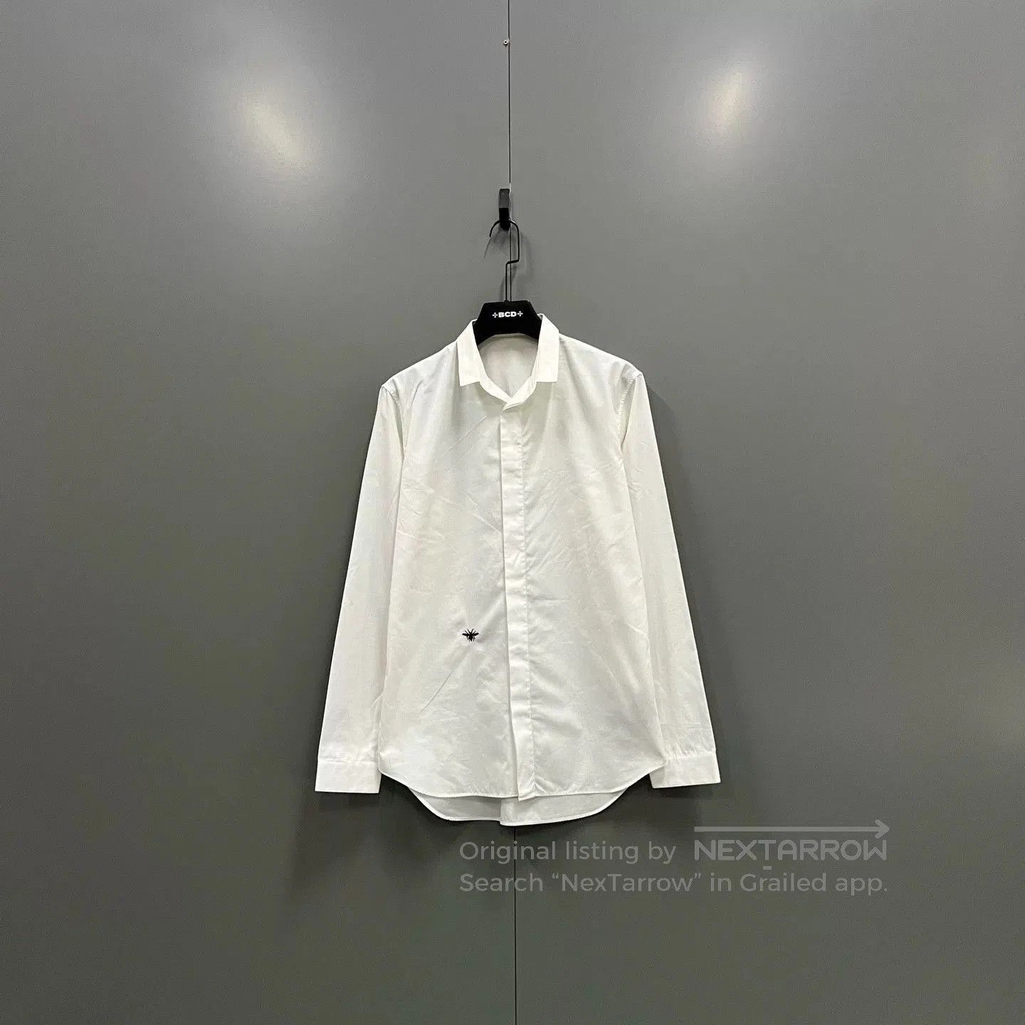 Dior Dior Bee Embroidered Long Sleeve Shirt. Size M / US 6-8 / IT 42-44 - 1 Thumbnail