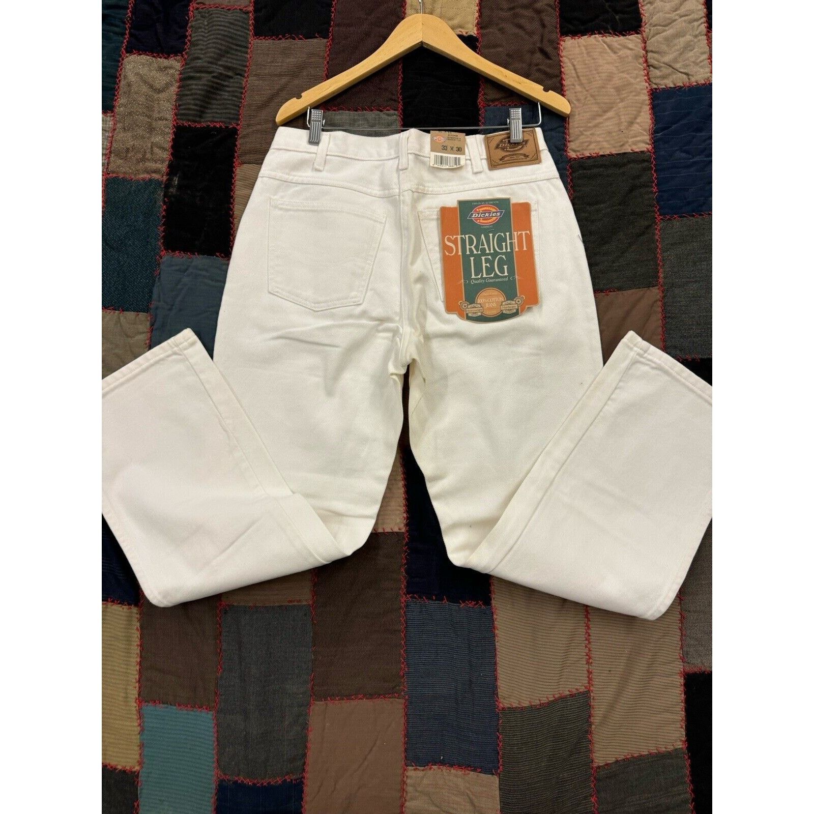 Dickies Deadstock 90s Dickies White Carpenter Painter Pant W33 X L30 Size US 33 - 2 Thumbnail