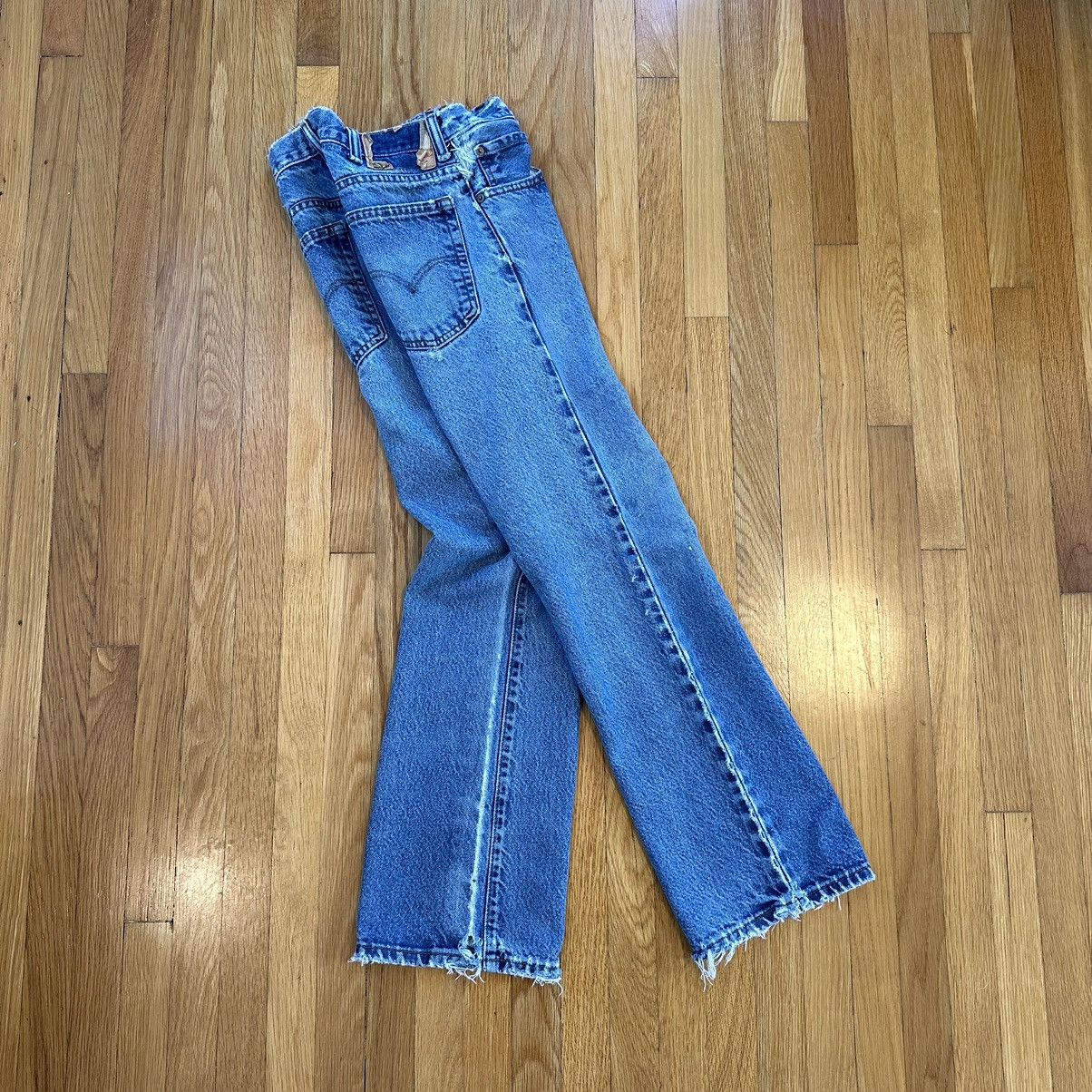 Levi's × Levi's Vintage Clothing × Vintage Levi’s 517 Destroyed Bootcut Jeans Size US 32 / EU 48 - 8 Thumbnail