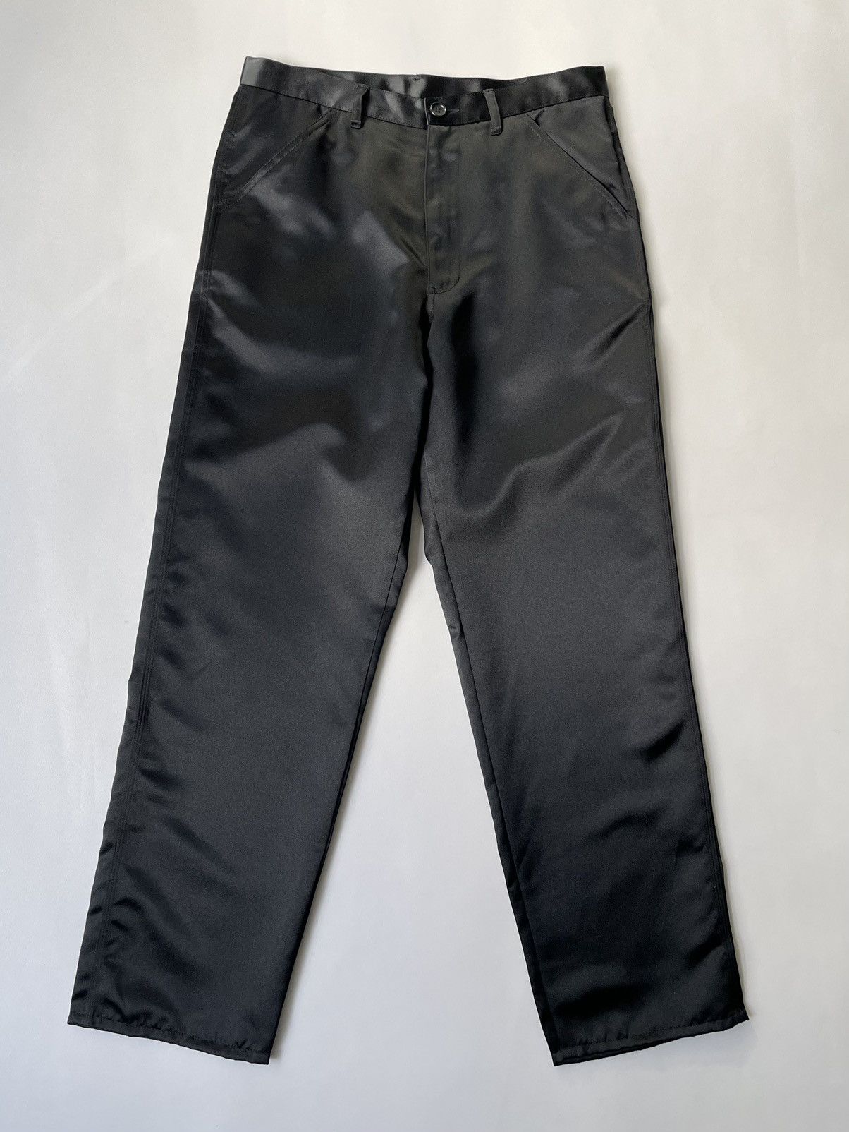 Comme des Garcons A/W 04 Black Satin Utility Trousers Size US 32 / EU 48 - 12 Thumbnail
