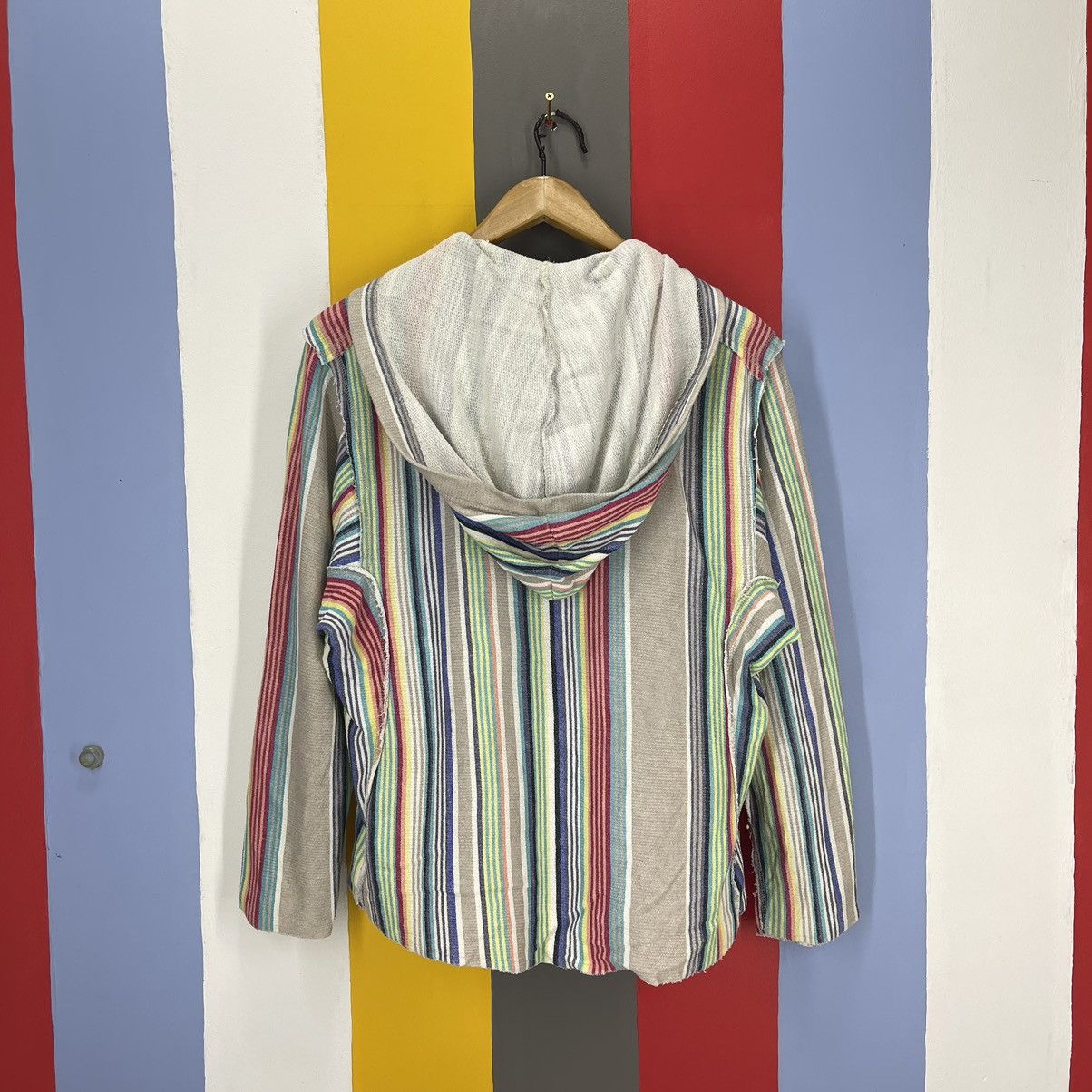 Billabong BILLABONG Multicolor Striped Hoodie #1921/10 Size US M / EU 48-50 / 2 - 9 Thumbnail