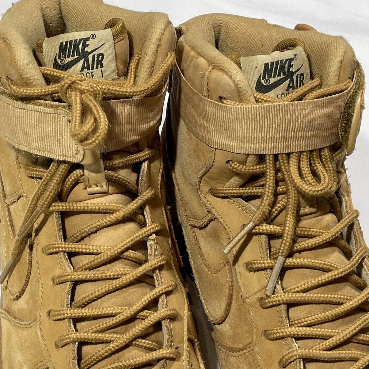 Nike Nike Air Force 1 Brown High Flax Size US 10 / EU 43 - 10 Thumbnail