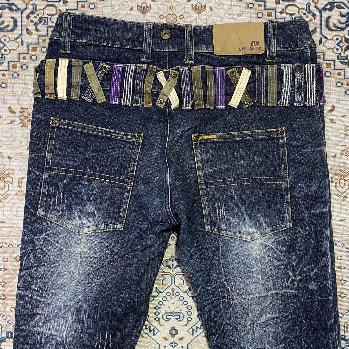 If Six Was Nine × Japanese Brand × Le Grande Bleu (L.G.B.) 2000s Y2K Alphanumeric Doublewaist Jeans Size US 30 / EU 46 - 3 Thumbnail