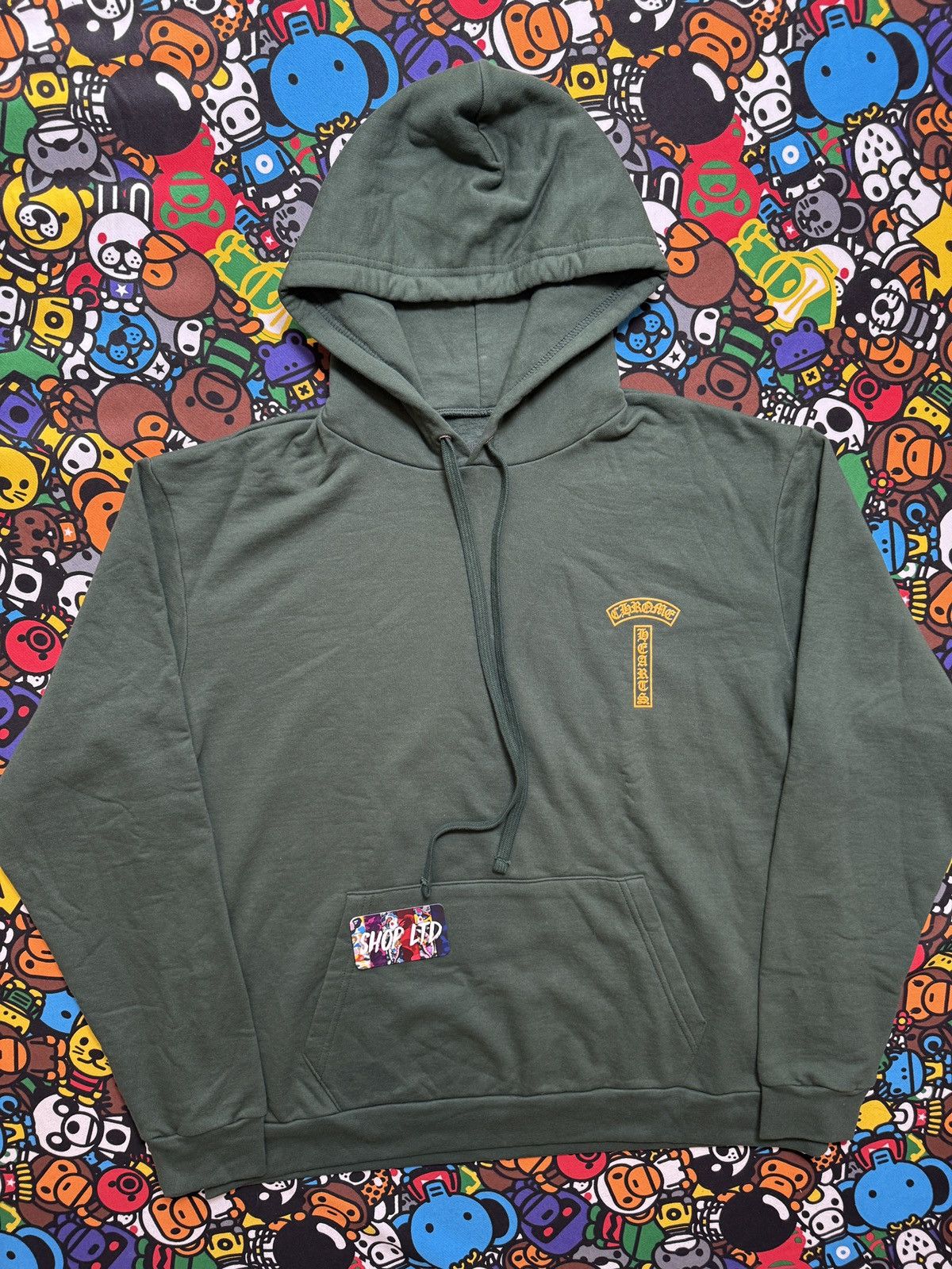 Chrome Hearts Chrome Hearts Green Script Logo Pullover Hoodie Size US L / EU 52-54 / 3 - 3 Thumbnail