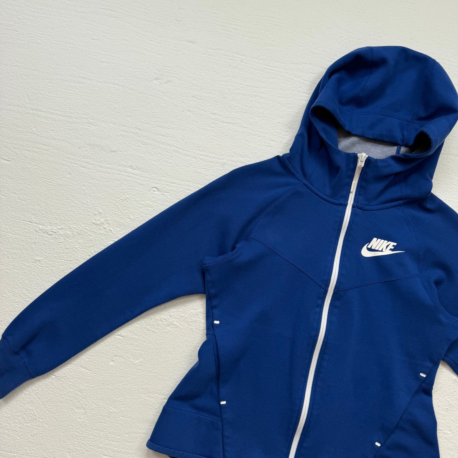 Nike Nike Blue Full Zip Hoodie Sweatshirt, Size Small Size S / US 4 / IT 40 - 4 Thumbnail