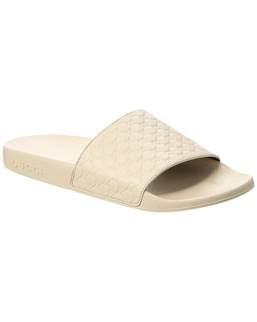 Gucci o1mt1gz0225 Slides Microg In Ivory Size US 5.5 / EU 38 - 2 Thumbnail