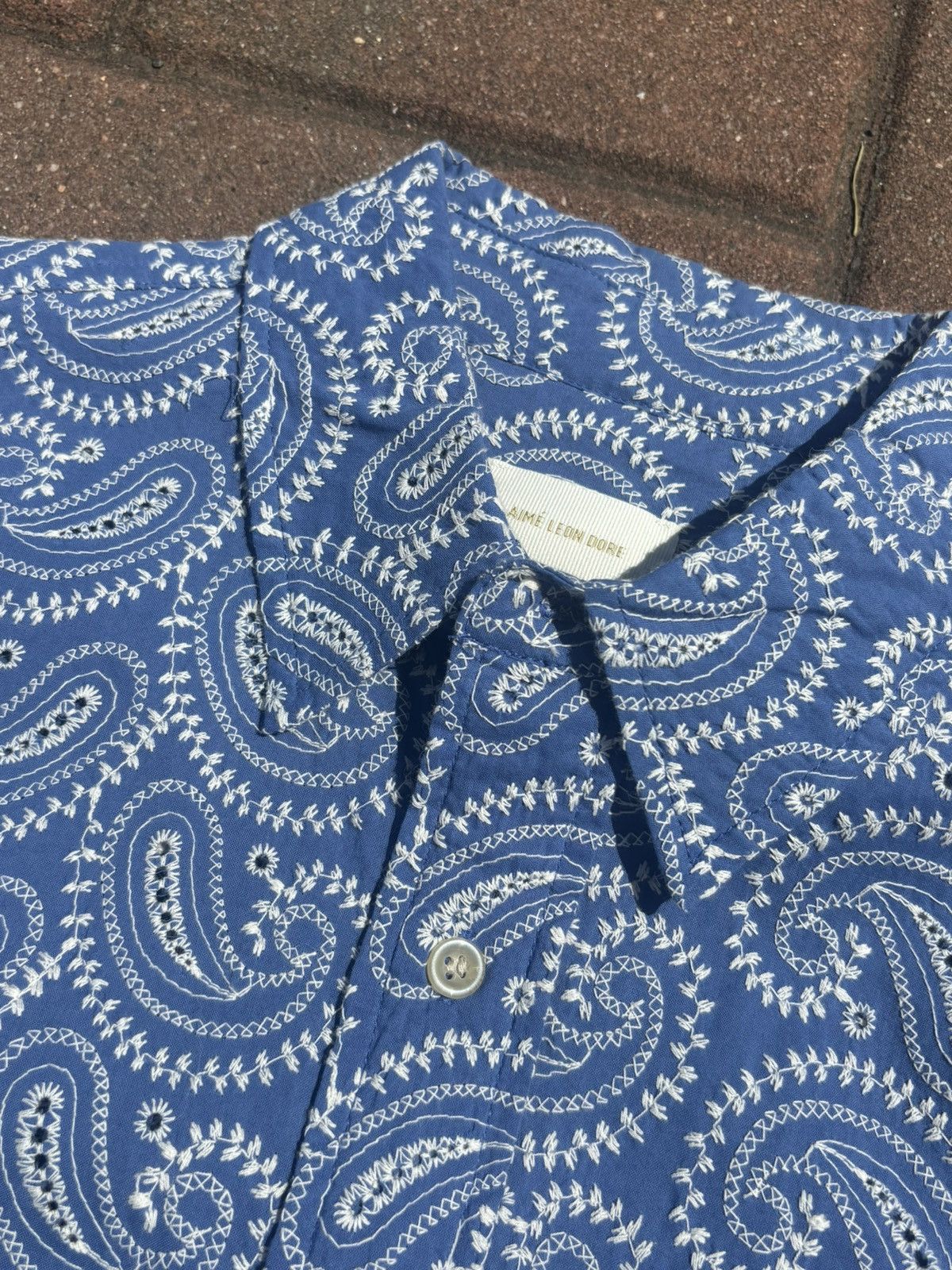Aime Leon Dore Aime Leon Dore Paisley Embroidered Shirt SS24 Size US M / EU 48-50 / 2 - 3 Thumbnail