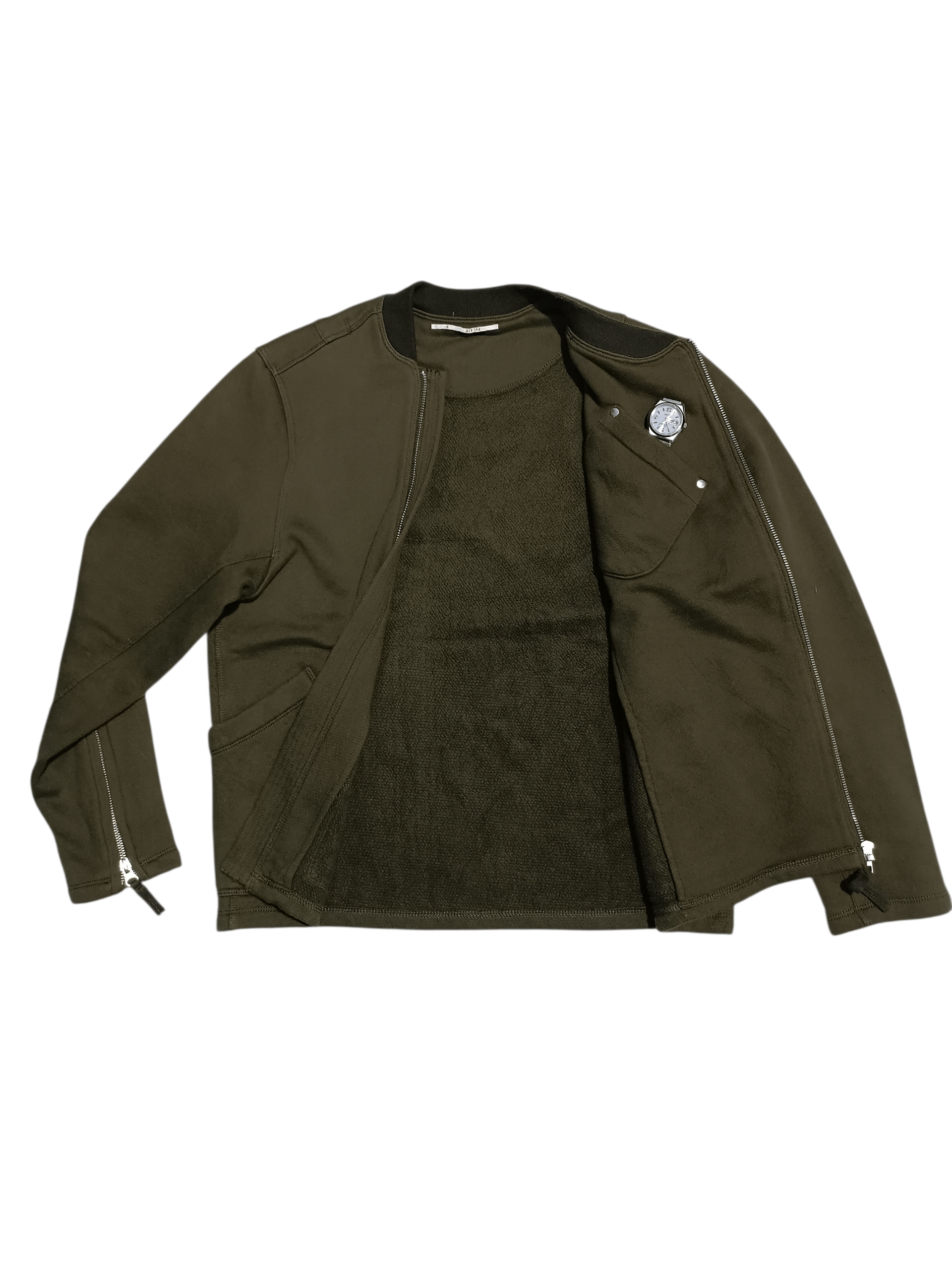 Japanese Brand Asymmetrical Bomber Sweater Jacket Size US M / EU 48-50 / 2 - 11 Thumbnail